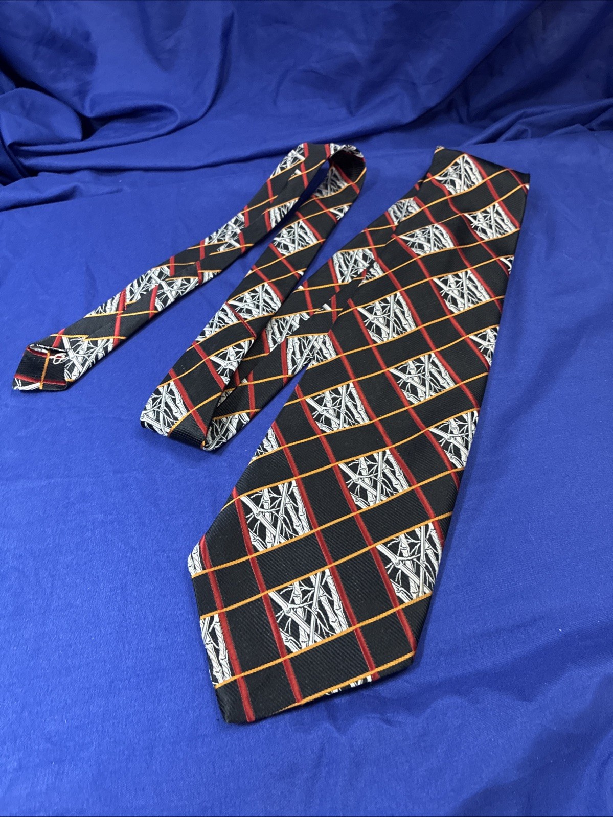 5 Novelty Neck Ties: Harley, Hot Rods, Knob Creek Bourbon, Fishing Lure, Birch