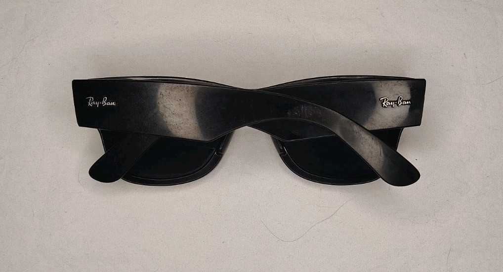 Ray-Ban RB 0840-S Mega Wayfarer Sunglasses Black/Blue
