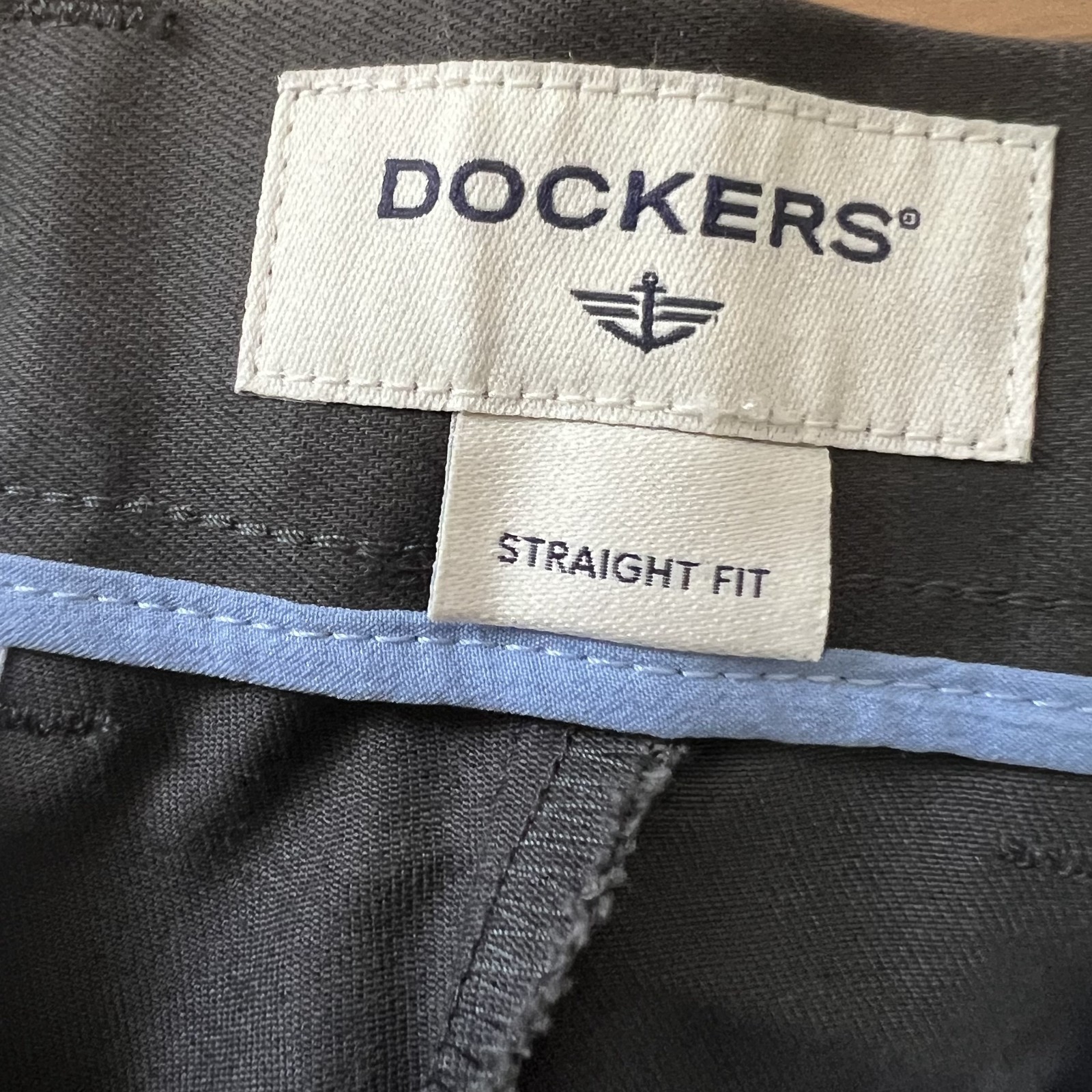 NWT Dockers Signature Collection Iron Free Straight Pleated Gray Men Pants 34×34