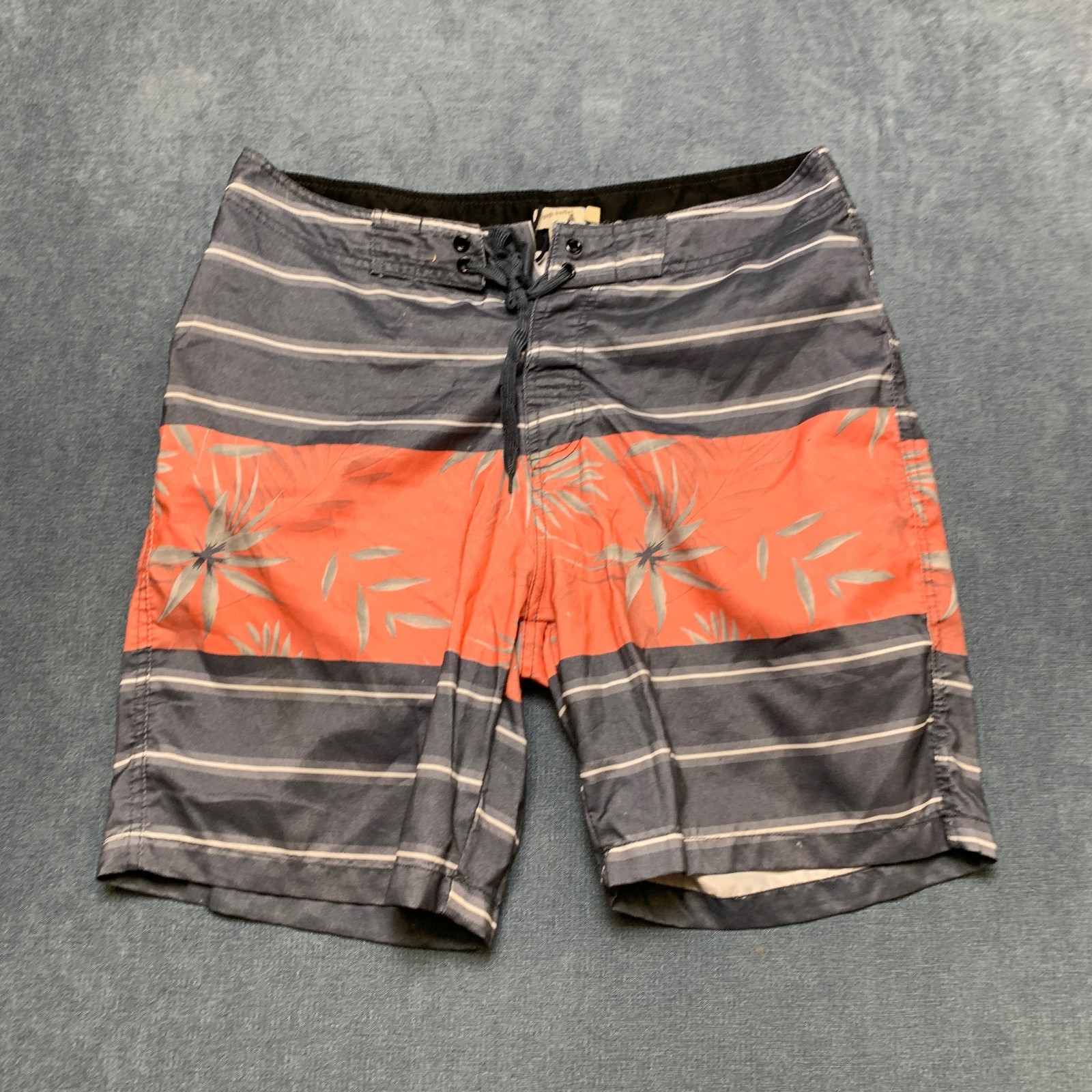 High Surf Board Shorts Men’s 36 Multicolor Tropical Striped Recreational Surfing