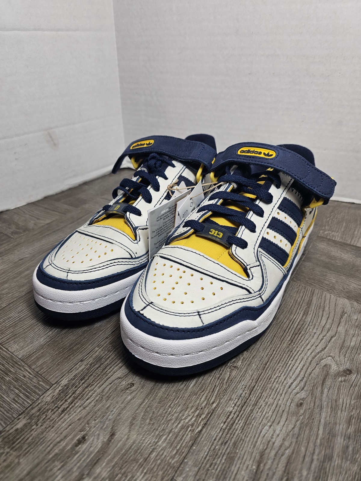 adidas Forum Low 313 Raised From Concrete White/Navy/Yellow APF79001 Sneaker