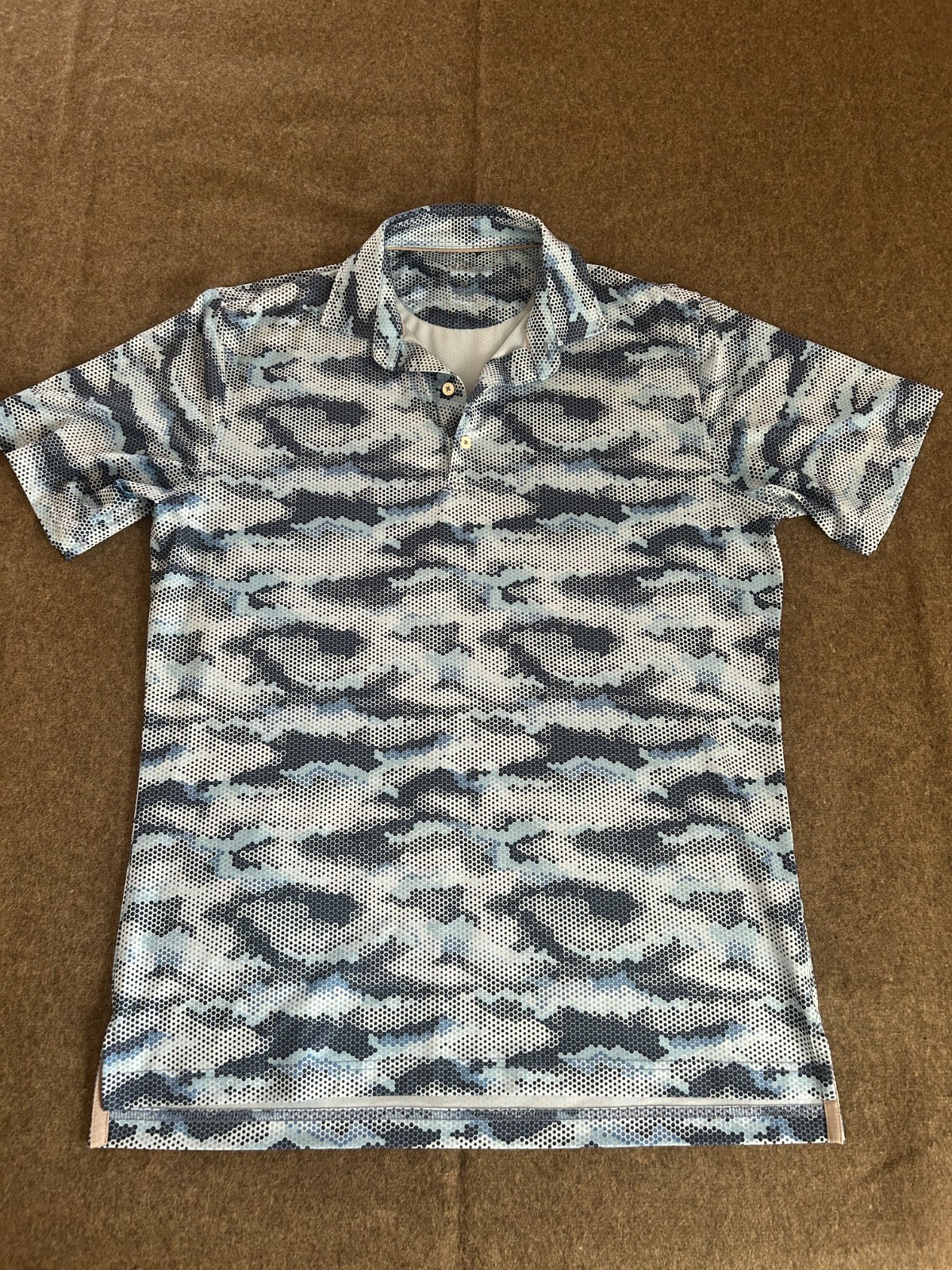 Jonnie-O Mens Polo Blue – Medium