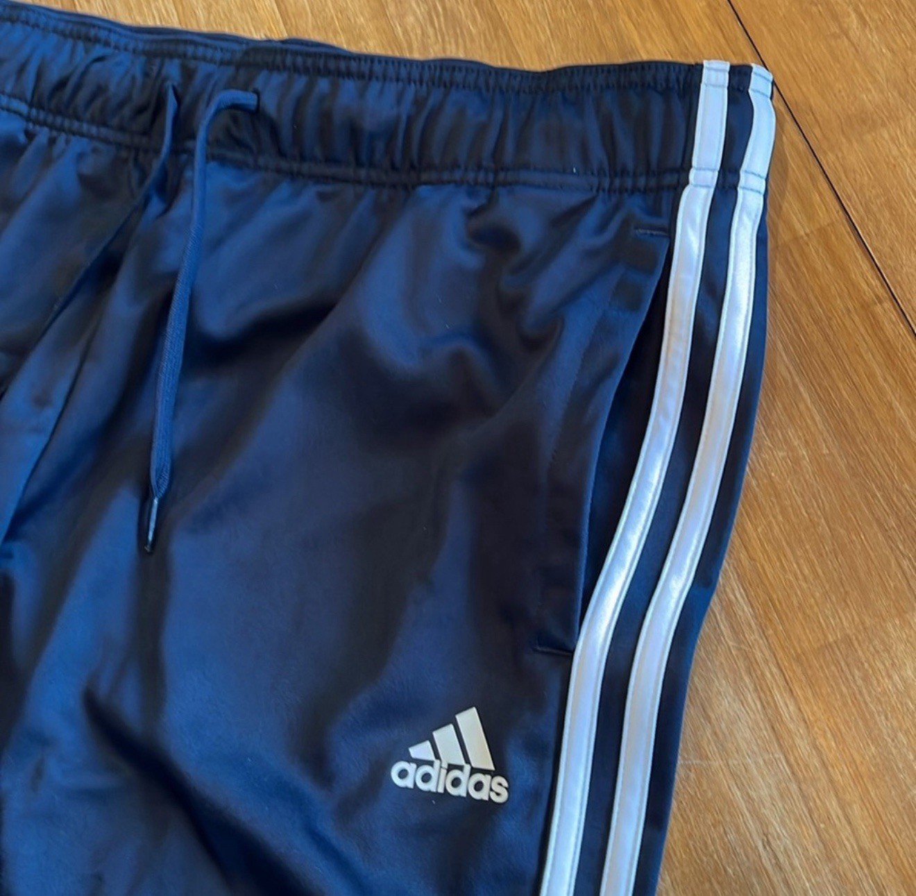 adidas Womens 3 Stripes Tricot Tracksuit Jacket & Pants Set Blue New All Sizes