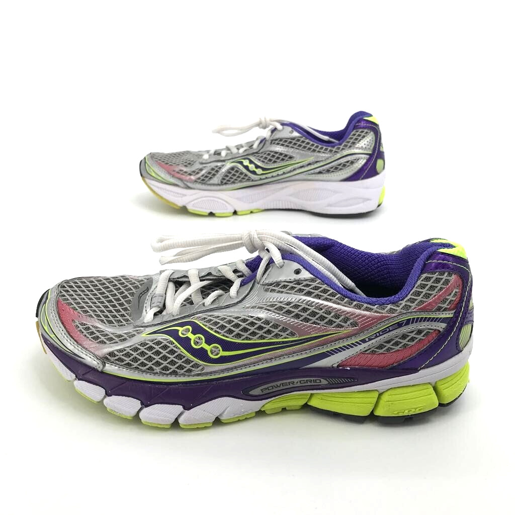Saucony Womens Ride 7 Running Shoes Multicolor S10241-2 Stripe Lace Up Mesh 8M