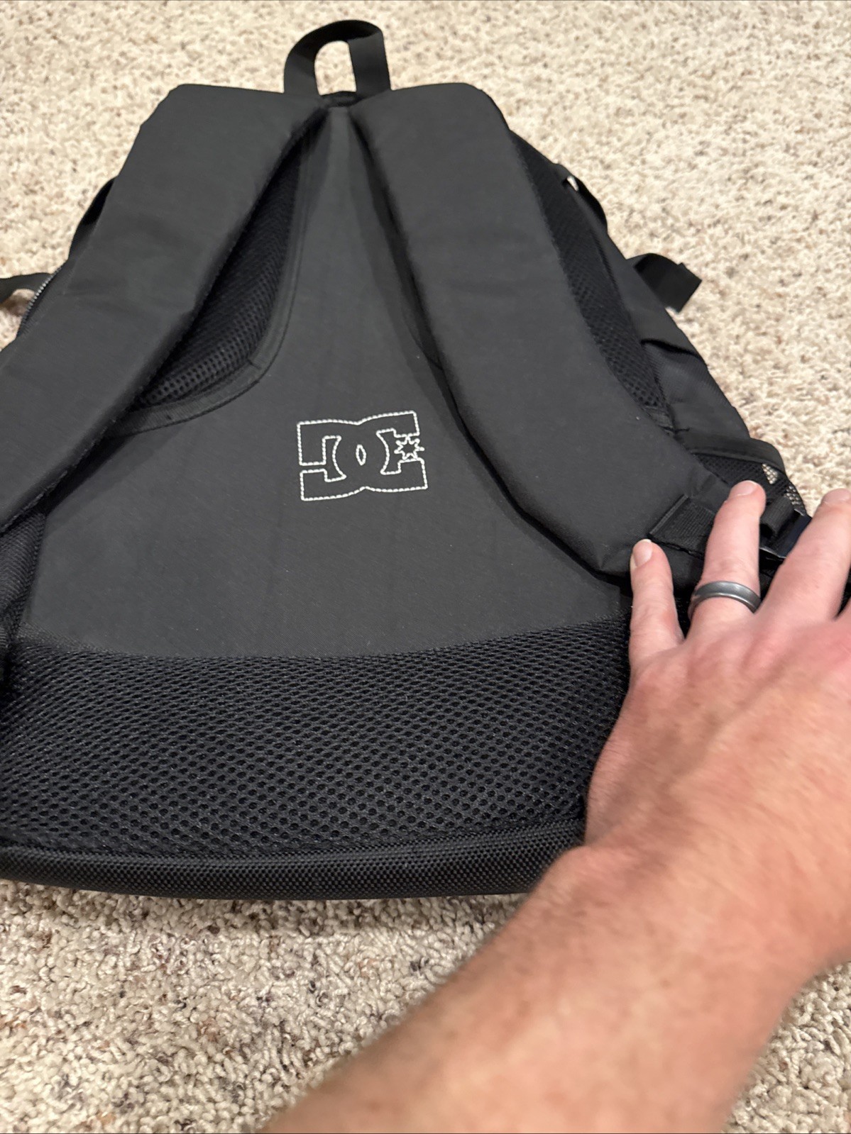 Monster Energy X DC Shoe Company Black Backpack W/ Laptop Compartment