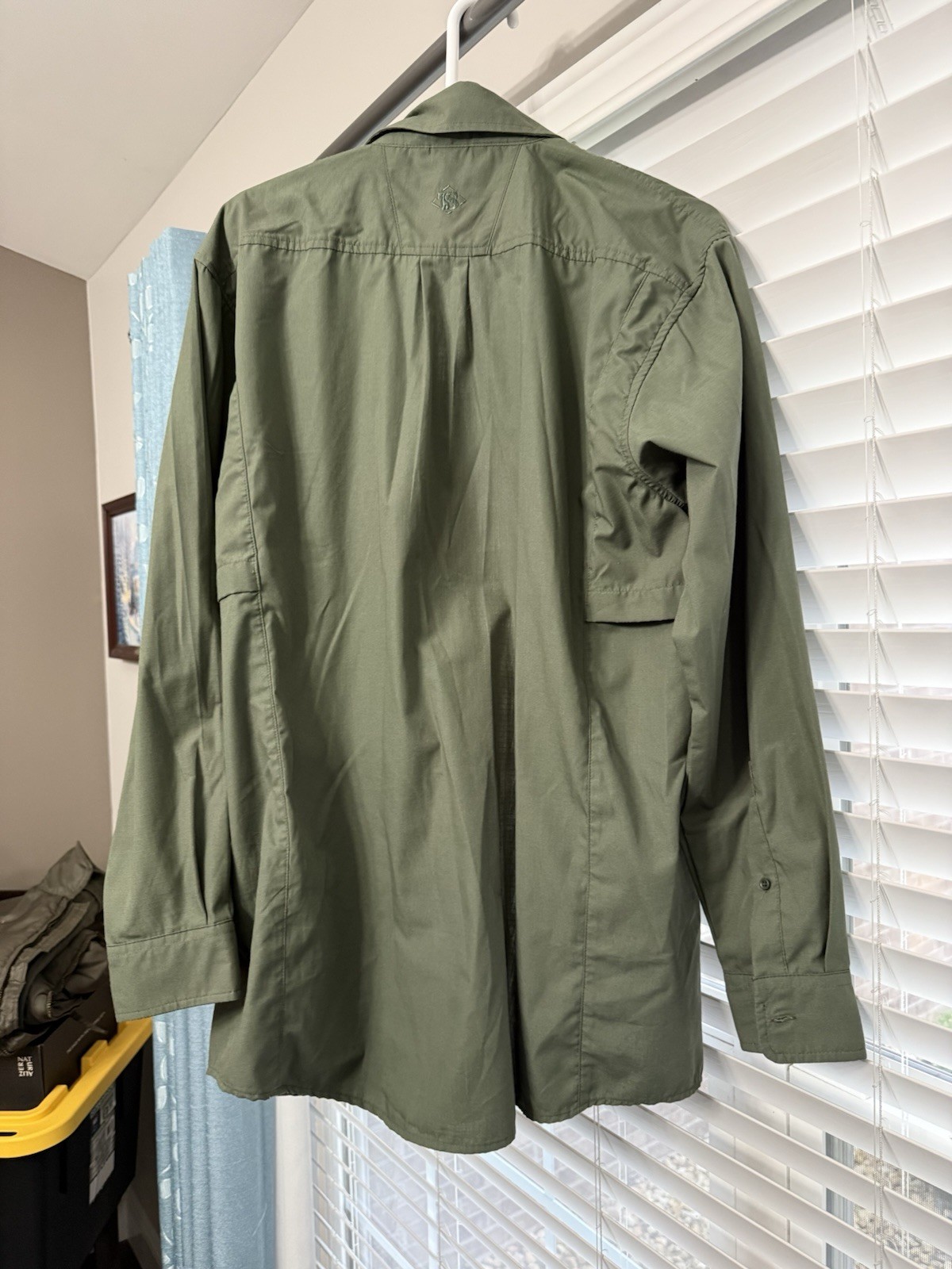 Tru Spec USMC Corps Olive Green Long Sleeve Button Up Brand New