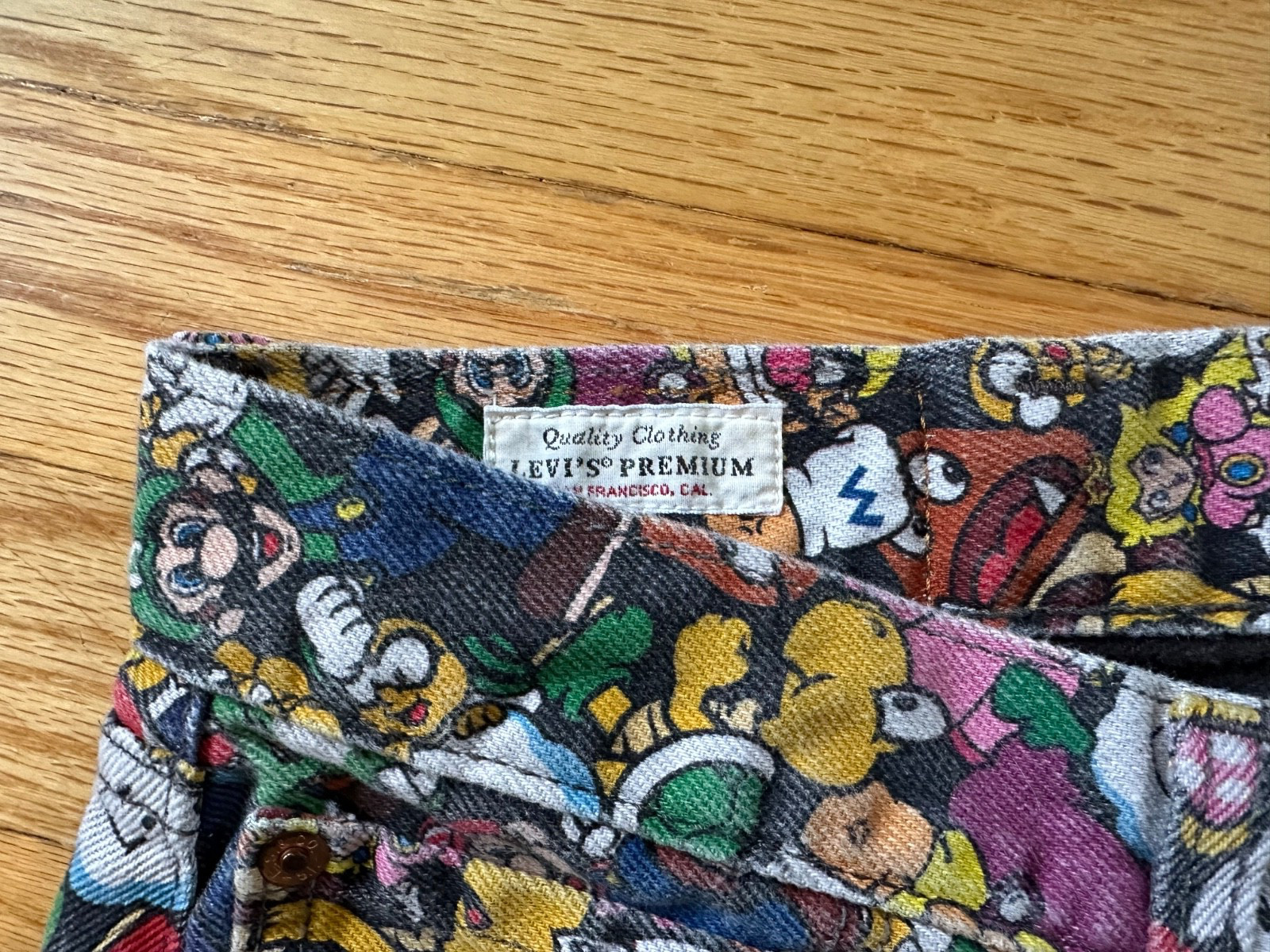 501 LEVI’S, SUPER MARIO, vintage jeans, men or women size W38 L30