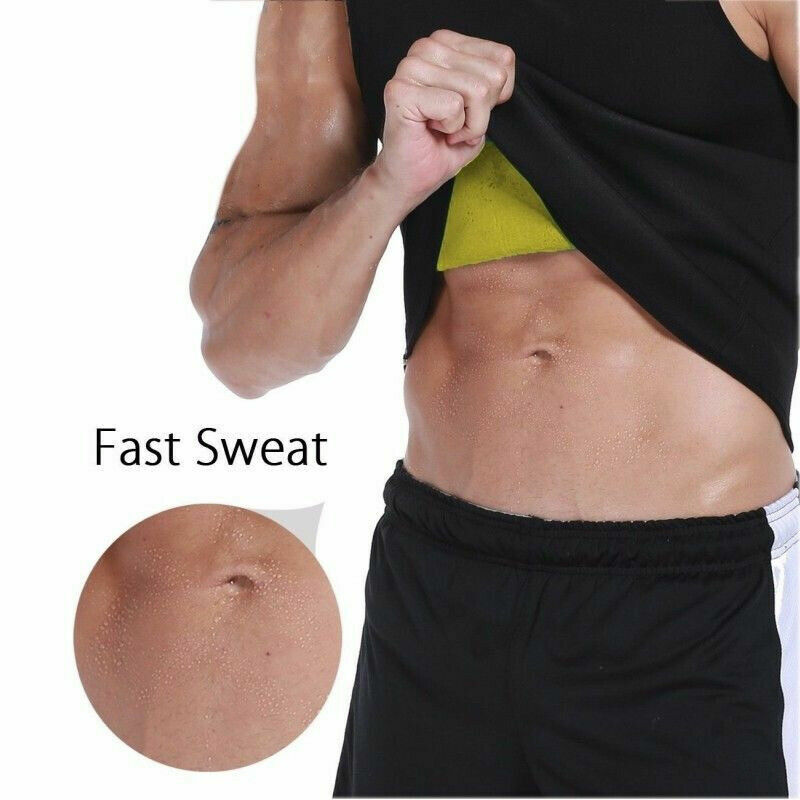 Men’s Body Shaper Vest For Slimming Tummy Waist lose Weight Compression Shirt US