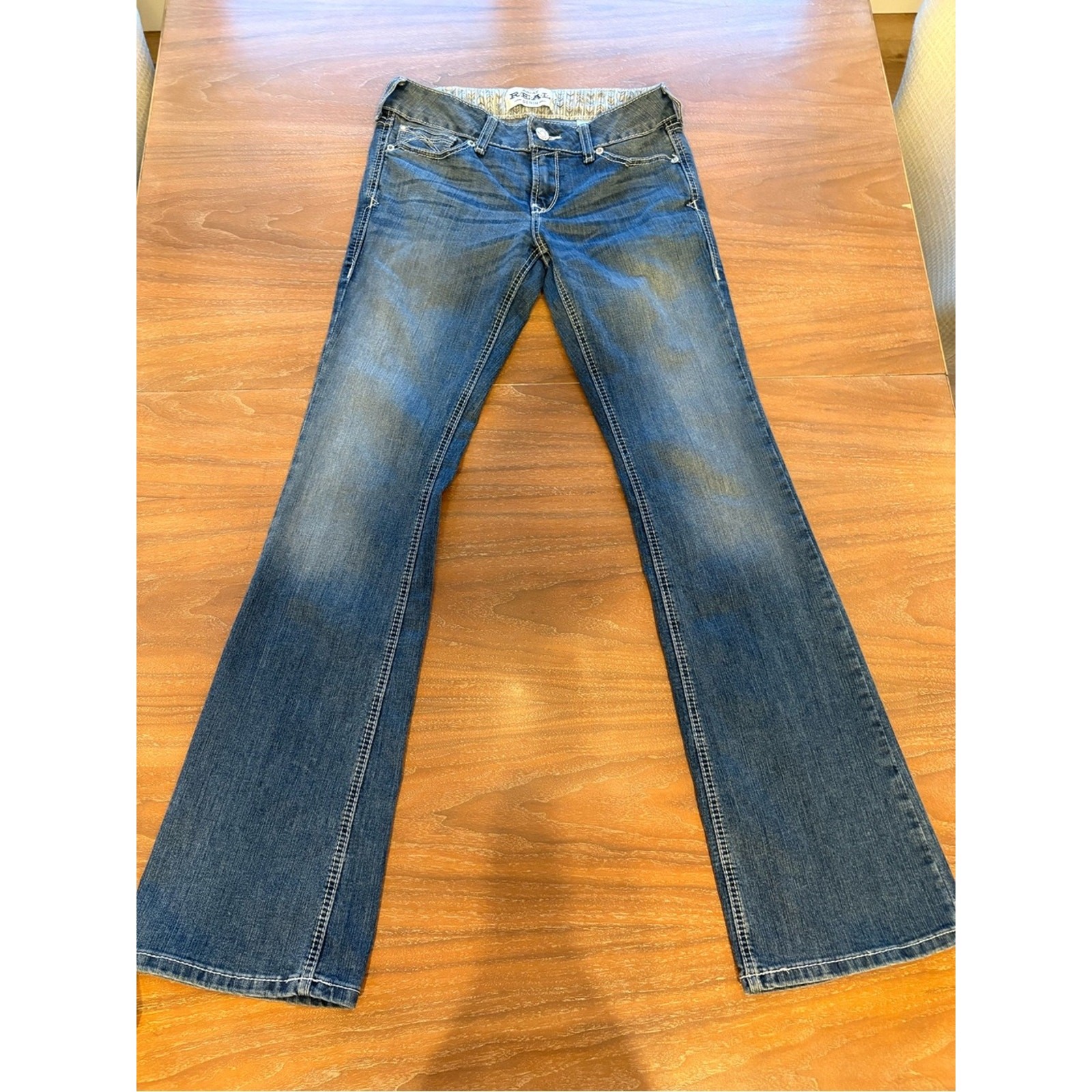 Women’s Ariat R.E.A.L Blue Bootcut Jeans Size 29L