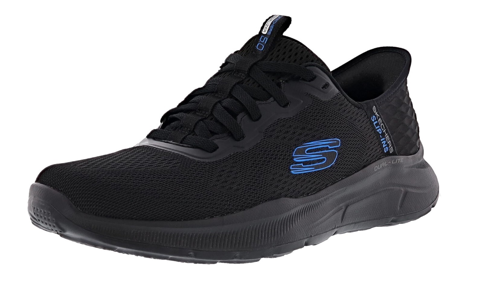 SKECHERS MEN’S SLIP-INS RF: EQUALIZER 5.0- STANDPOINT 232460/BKBL WALKING SHOES