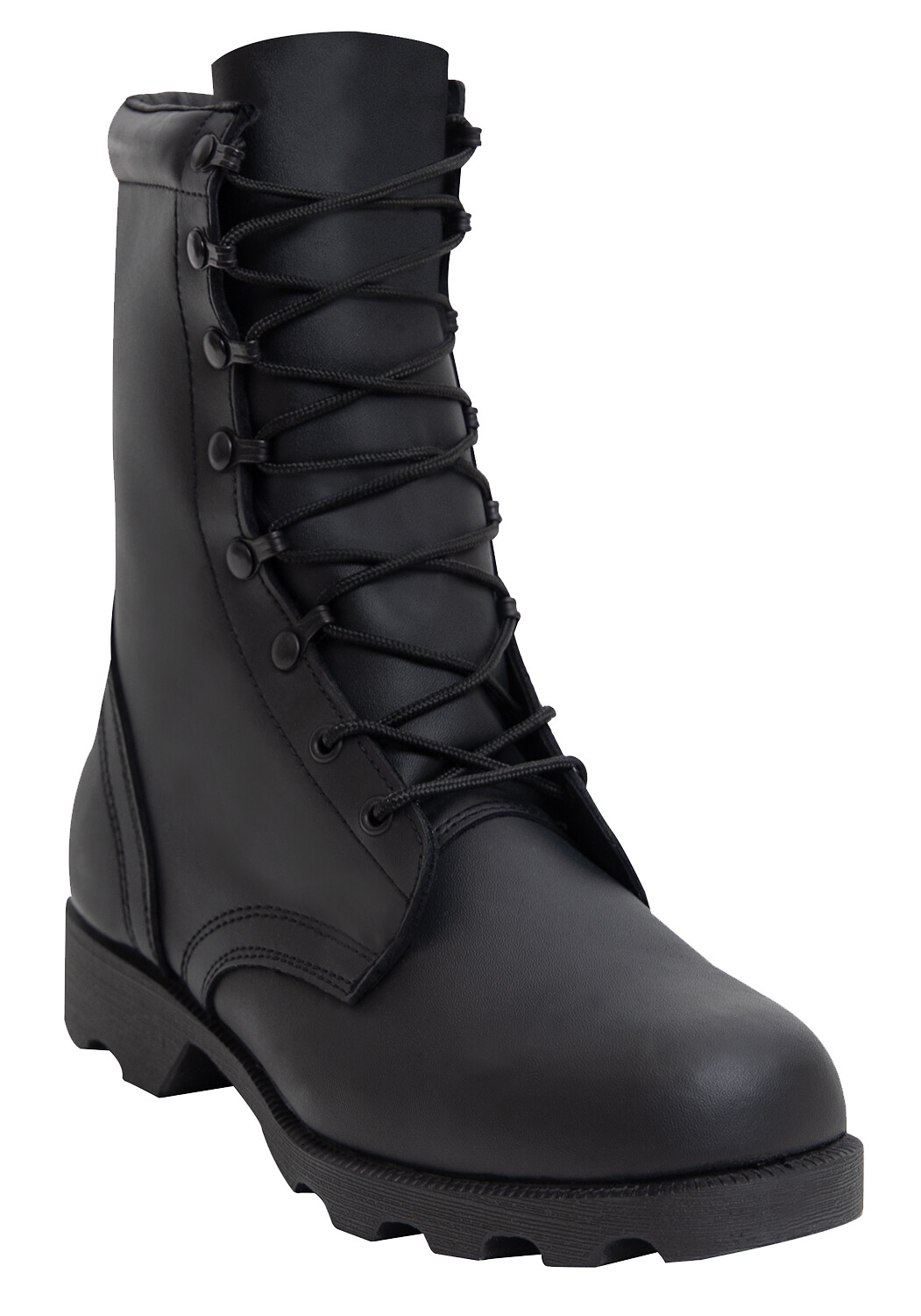 Black Speedlace Combat Boots 10″ Leather Military Tactical Army Rubber Sole