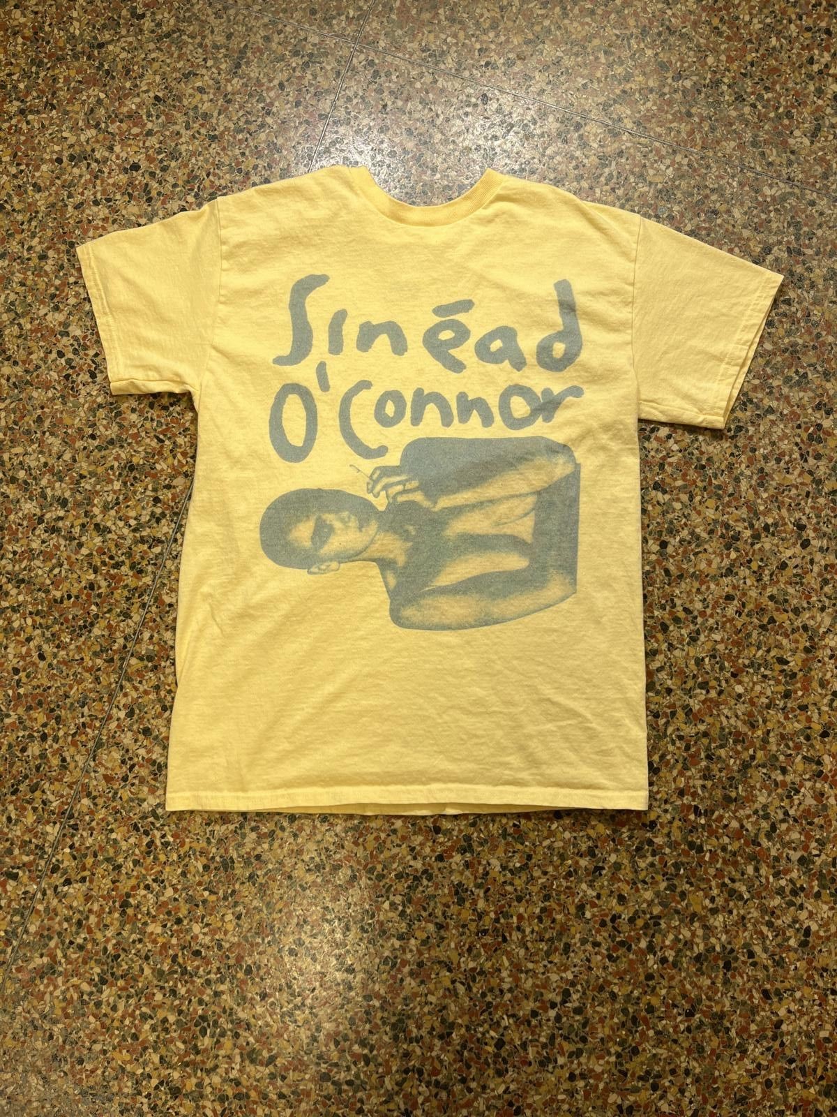 Vtg 90s Sinead O’ Connor Band Yellow Basic Style T shirt Classic tee NH25873