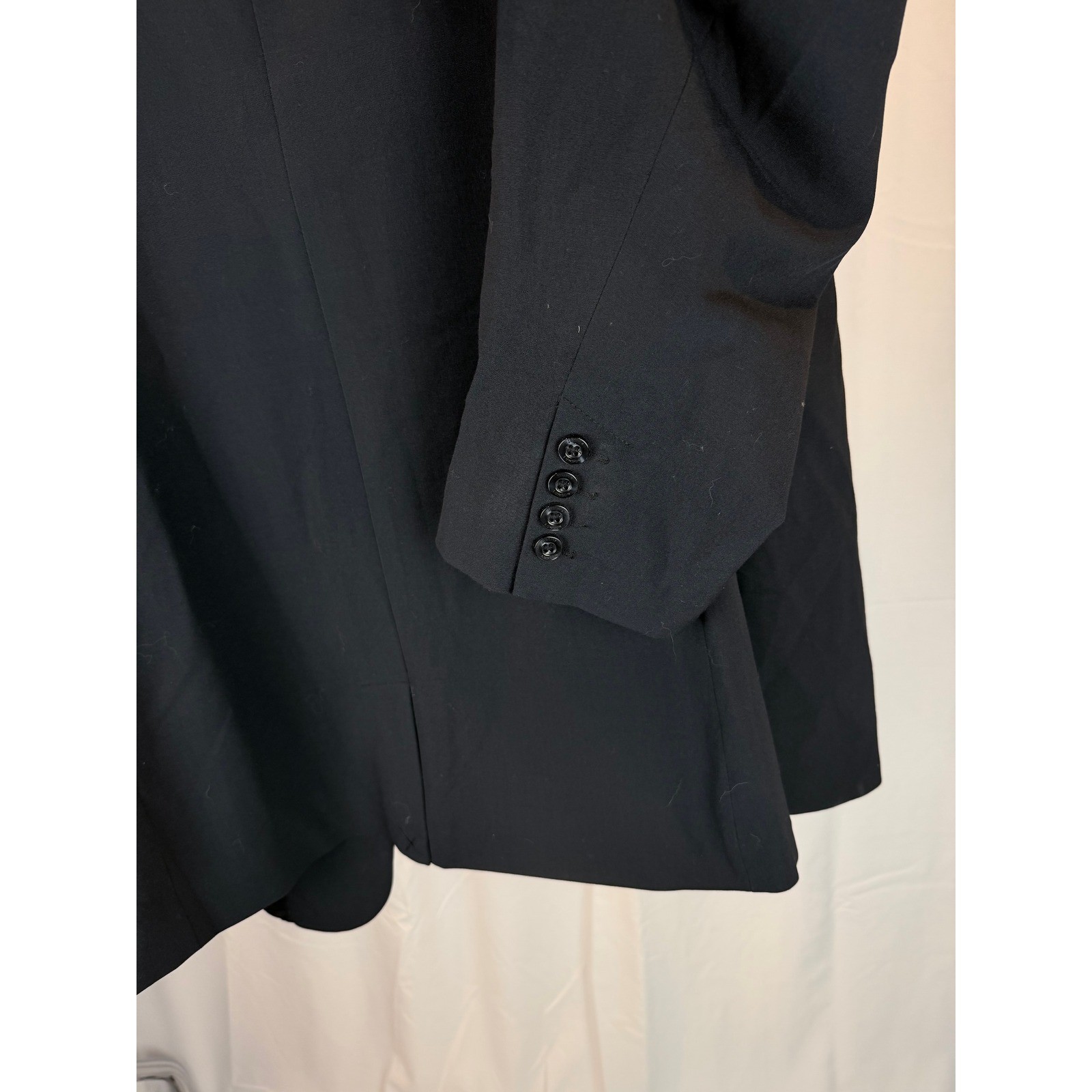 Jessica London Black Blazer Plus Size 24T Tailored Lined Office Corpcore Stretch