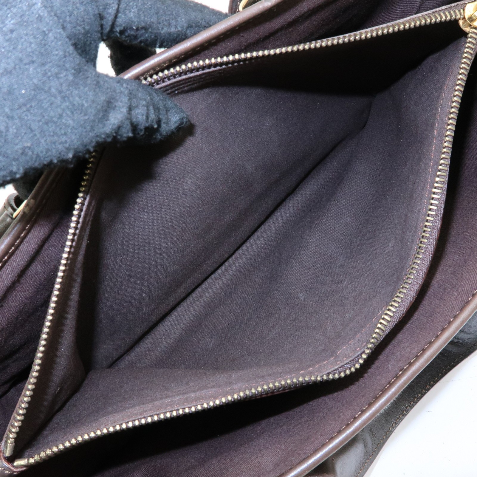 CELINE C Macadam Suede Leather Boogie Bag Hand Bag Brown Authentic Used F/S