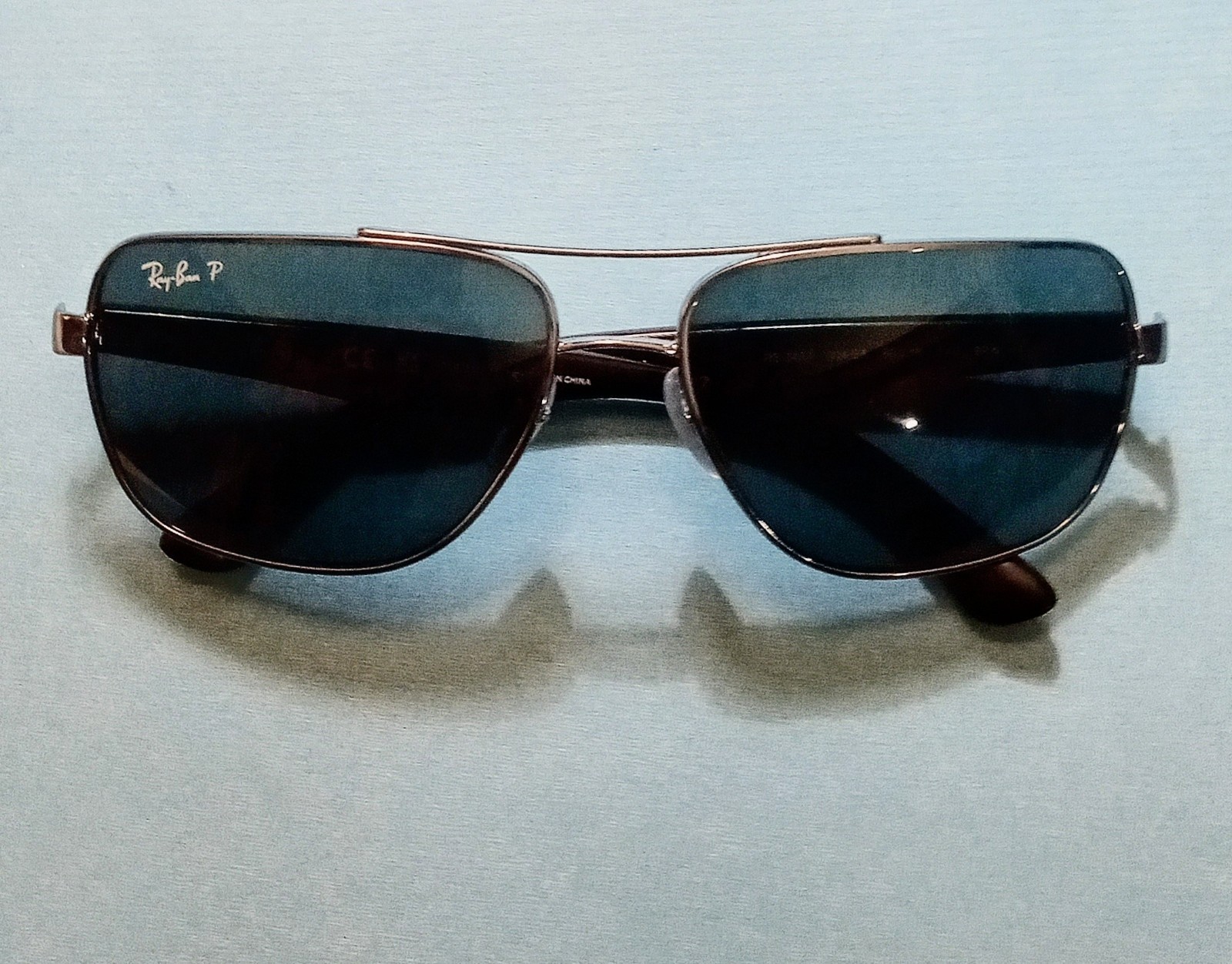 Ray-Ban RB3483 004/58 Sunglasses Full Rim Metal Polarized Lens Classic 60-16-140