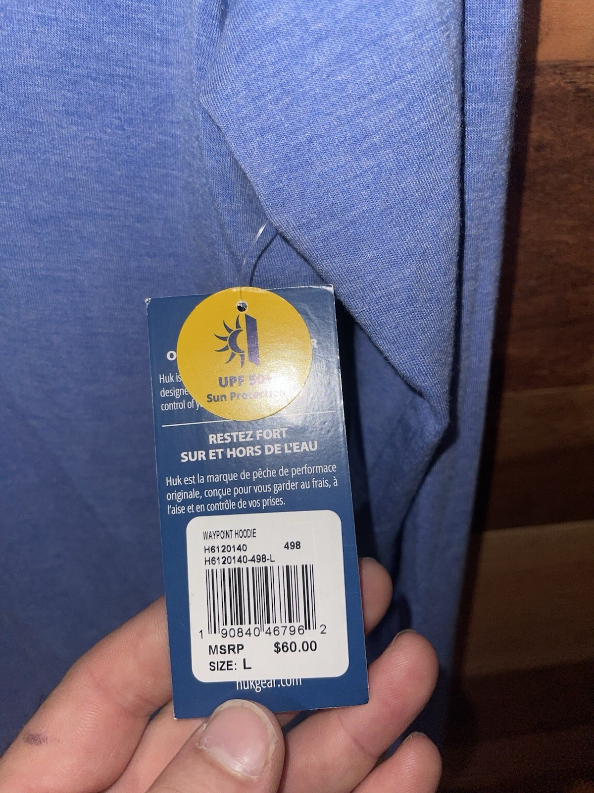 Huk Men’s Sz Med Waypoint Fishing Pullover UPF 50+ “Tennessee Brew Works”