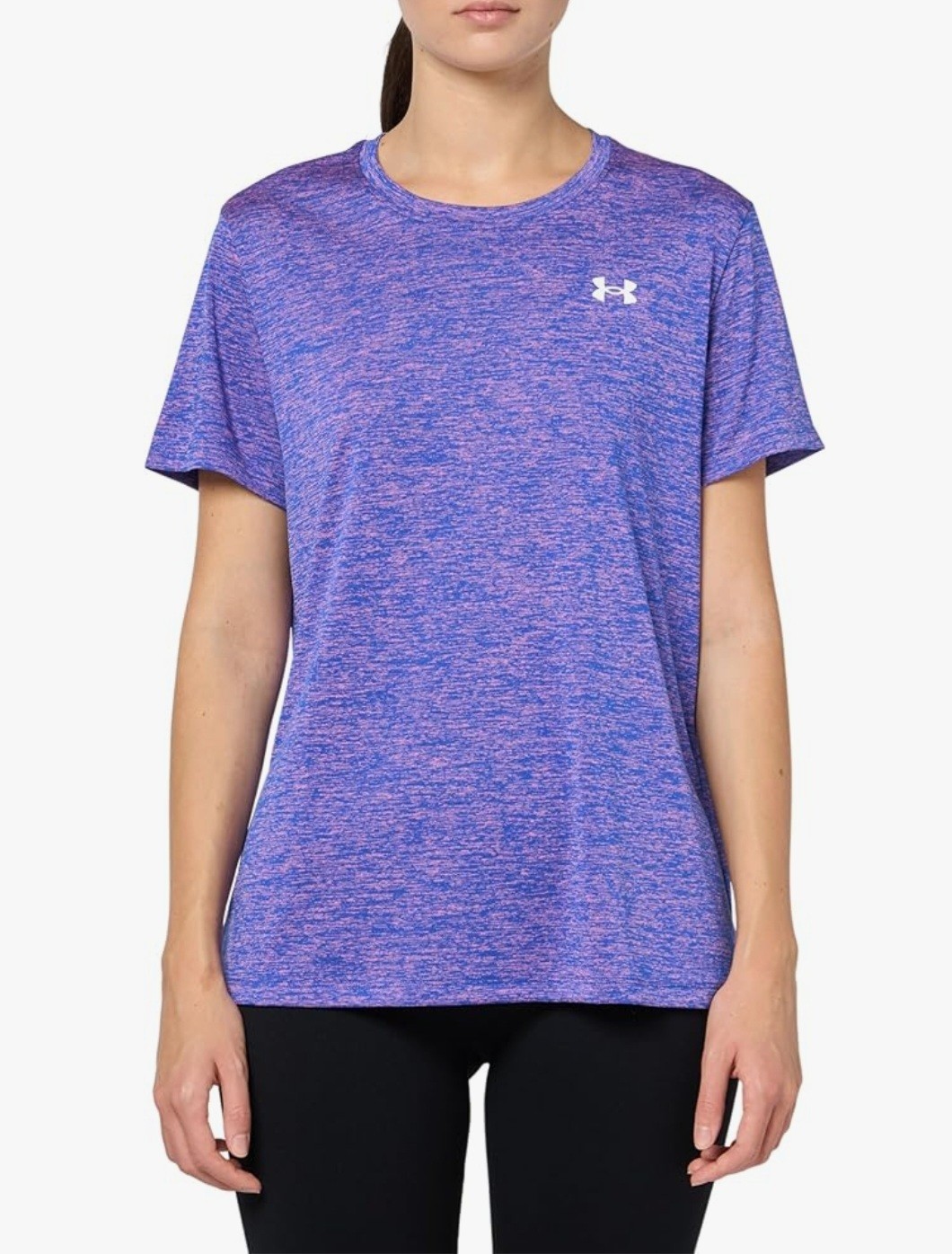 Under Armour Womens Tech Twist Shirt – Large Team Royal
