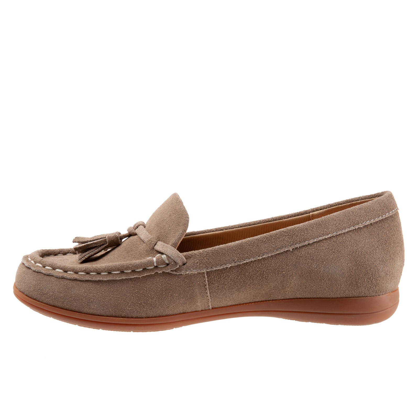 Trotters Dawson T2254-258 Womens Brown Leather Slip On Loafer Flats Shoes 11