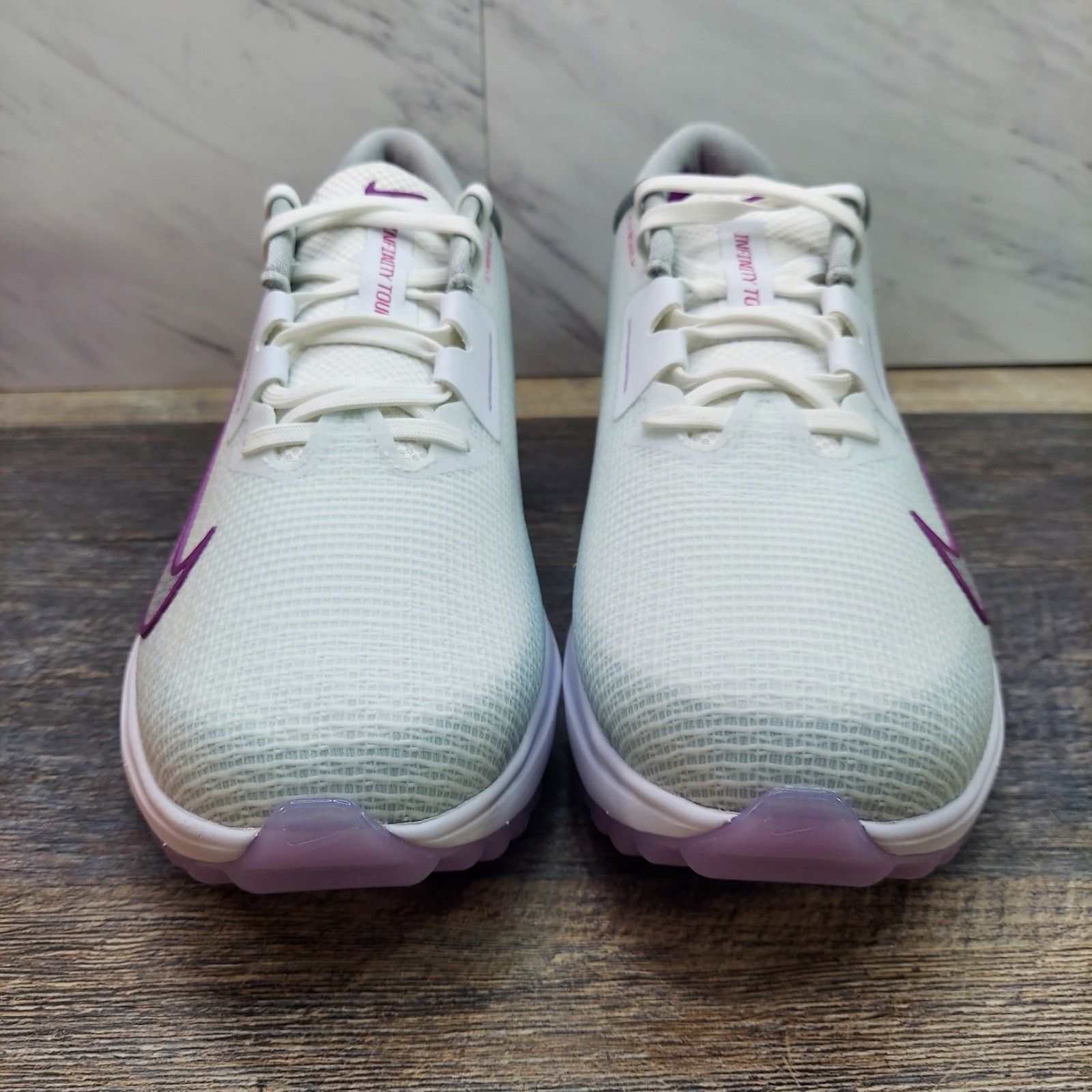 Nike Air Zoom Infinity Tour 2 Next % Golf Shoes Light Grey Purple FD0217 SZ 8.5
