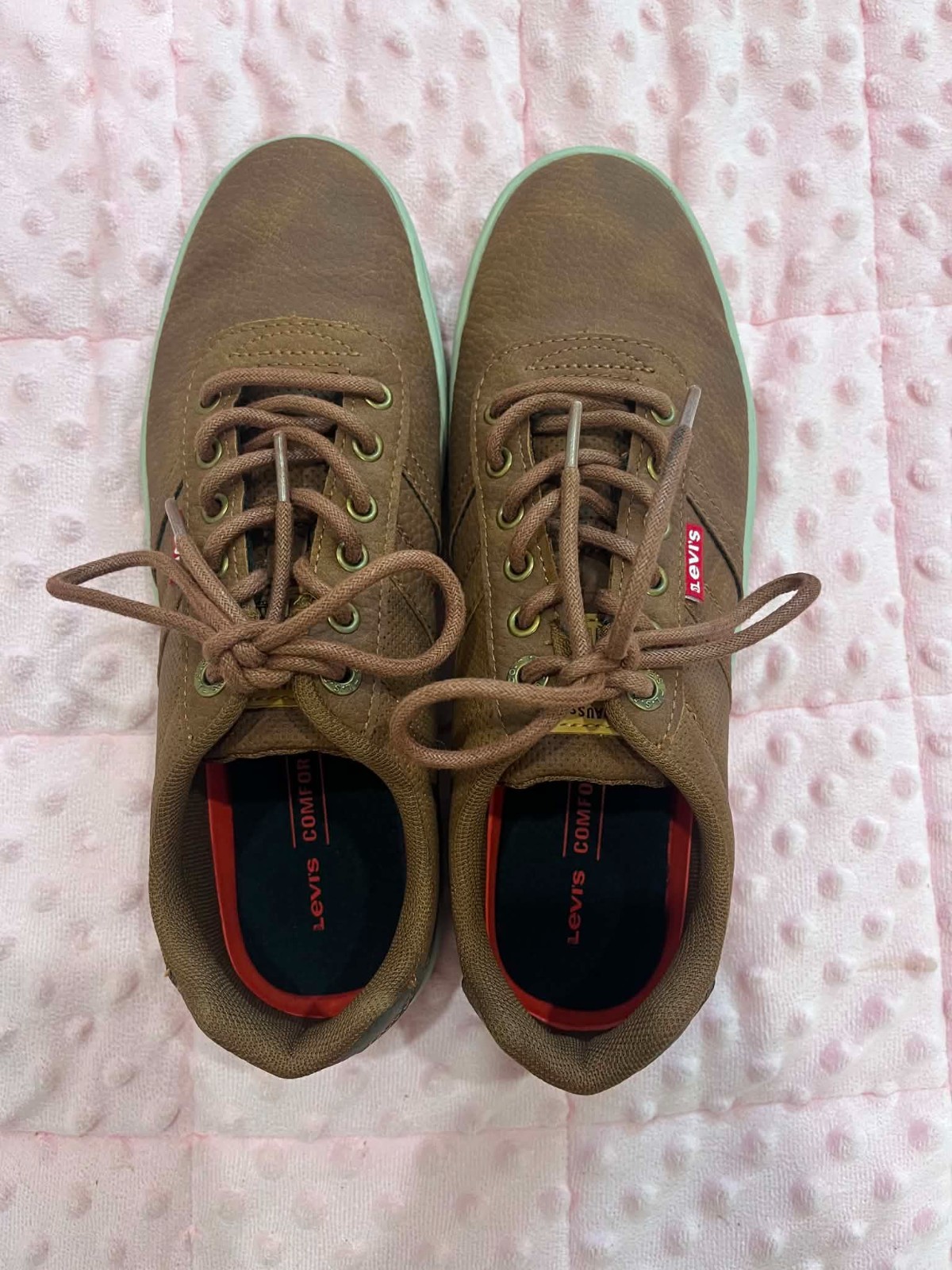 Levi’s Comfort Brown Leather Men’s Size 7.5 Shoes – FREE SHIPPING
