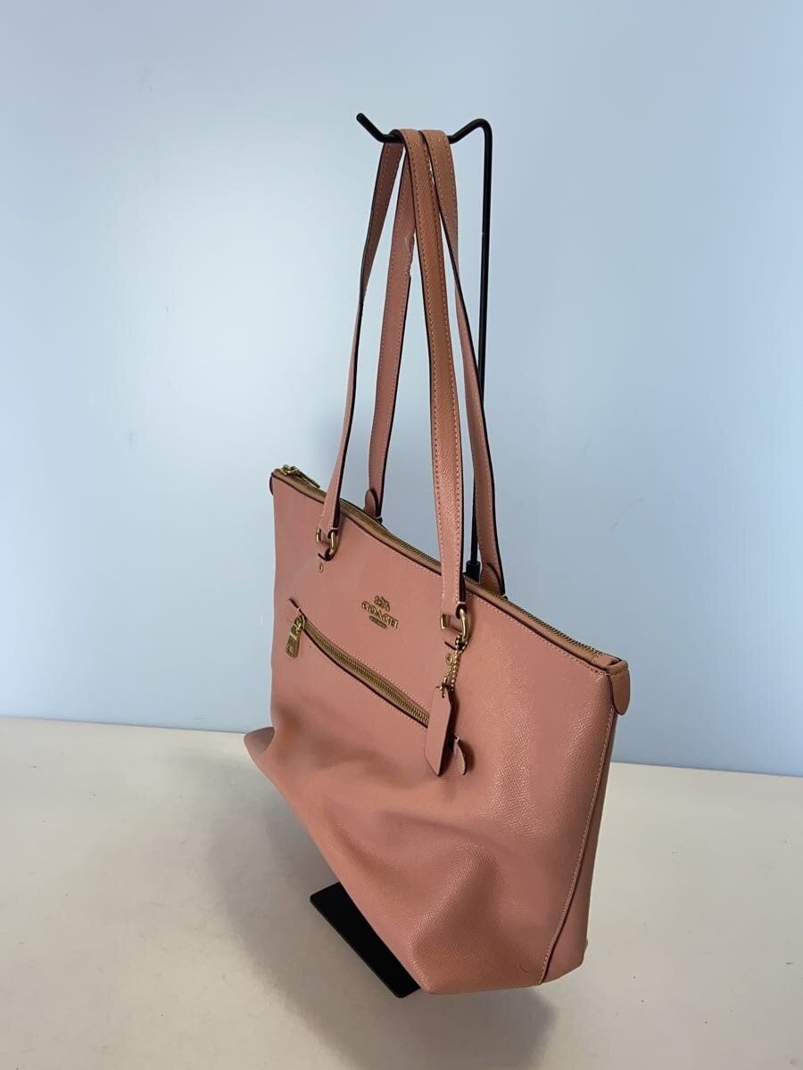 COACH Leather Tote Bag, Pink, F79608