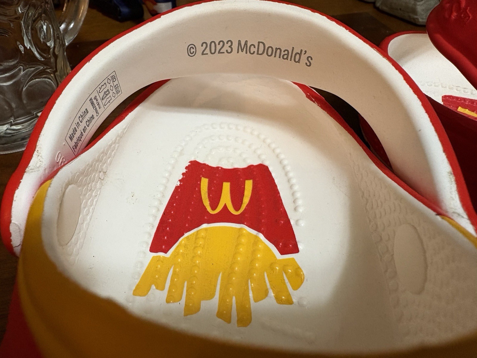Crocs McDonalds Size M/4 W/6 2023 Collectors Mickey Dees Shoes