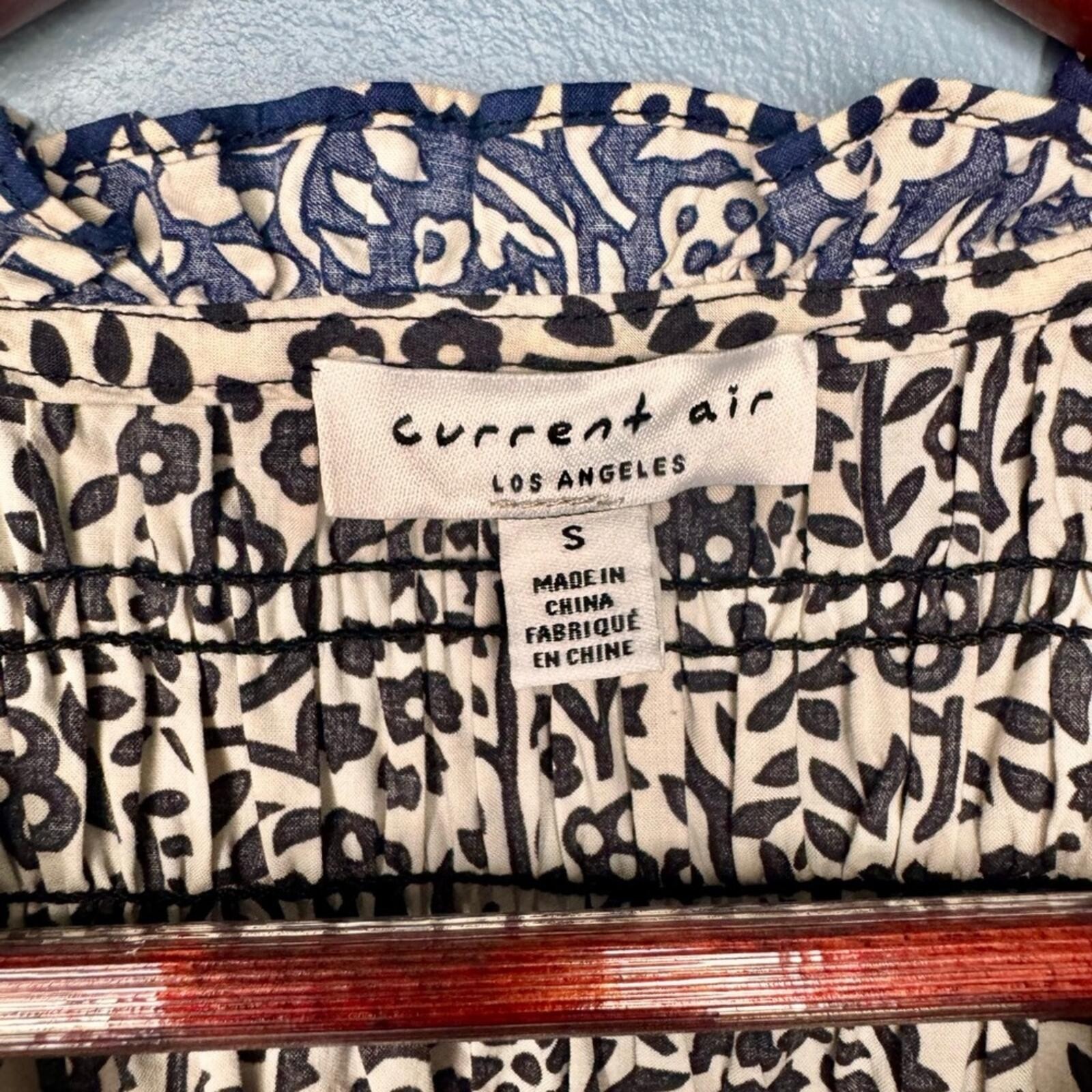 Current Air Los Angeles Floral Ruffle Mini Dress | Size Small