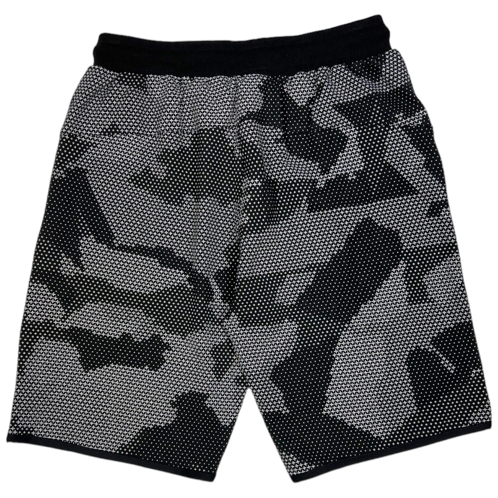 NWT Philipp Plein RARE Men’s Sweat Jersey Shorts Camo Graphic Black Small