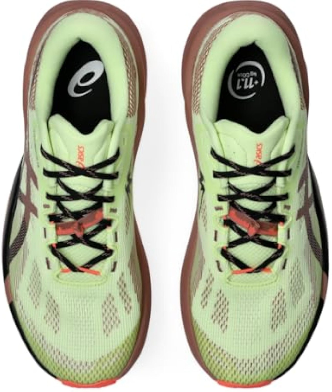 ASICS Men’s Trabuco 14 Running Shoes, 9.5, Illuminate Yellow/UMEBOSHI – Illumina