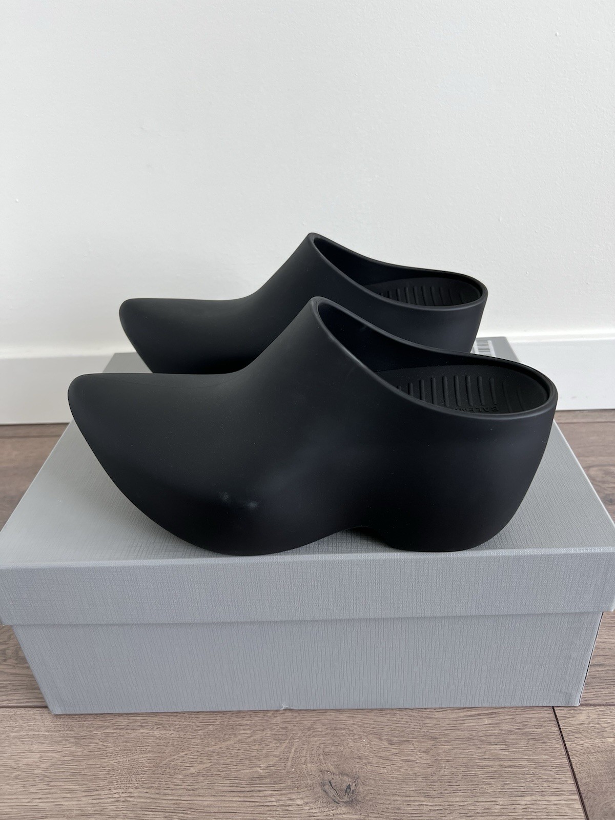 Balenciaga Rubber Technoclog Matte Black 40