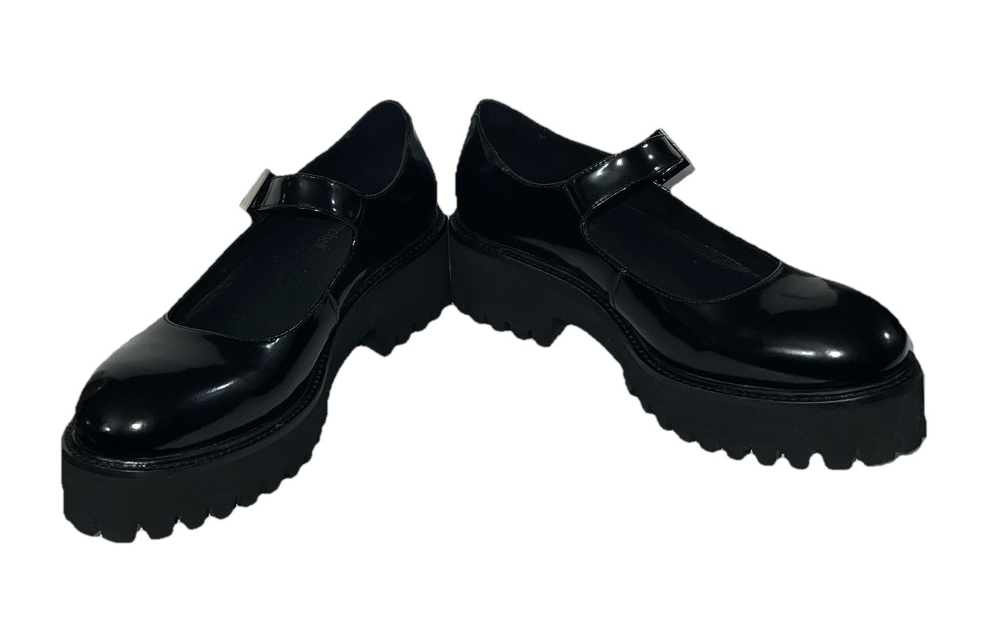 Jeffrey Campbell Mary Jane platform Black Buckle Ansley Women 6.5