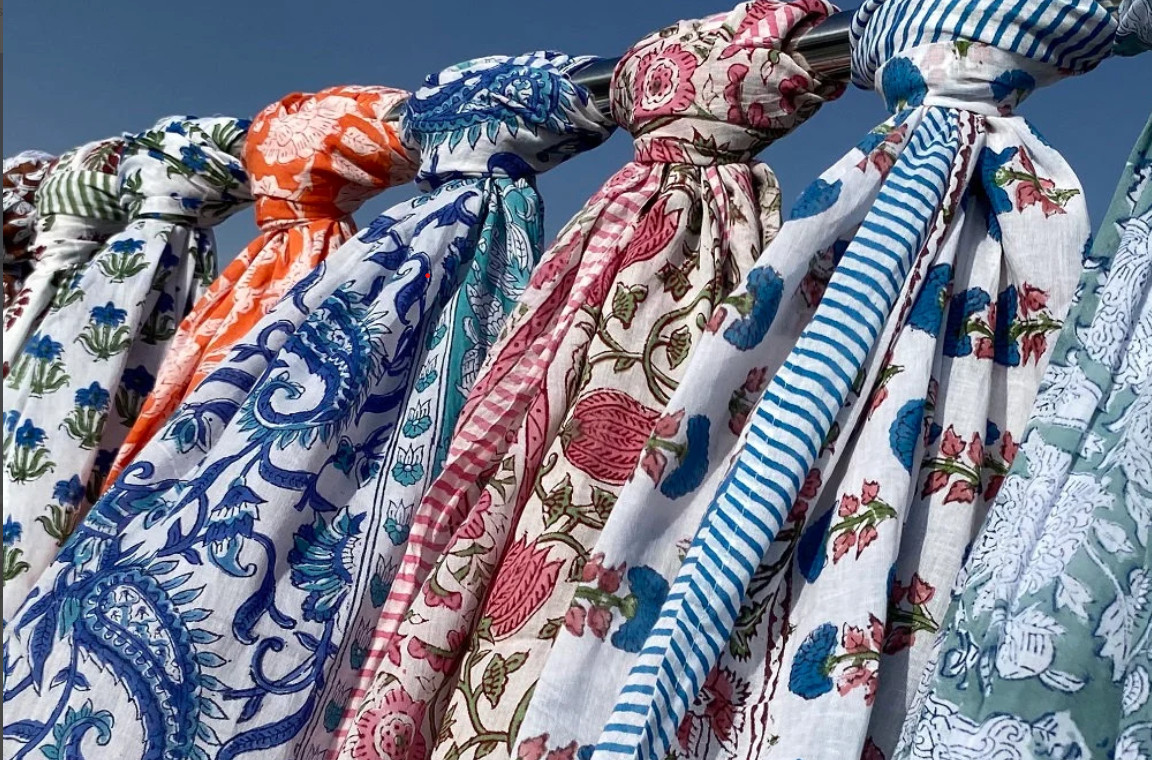 Cotton Beach Sarong Indian Hand Block Print Beach Sarongs Soft fabric pareo gift