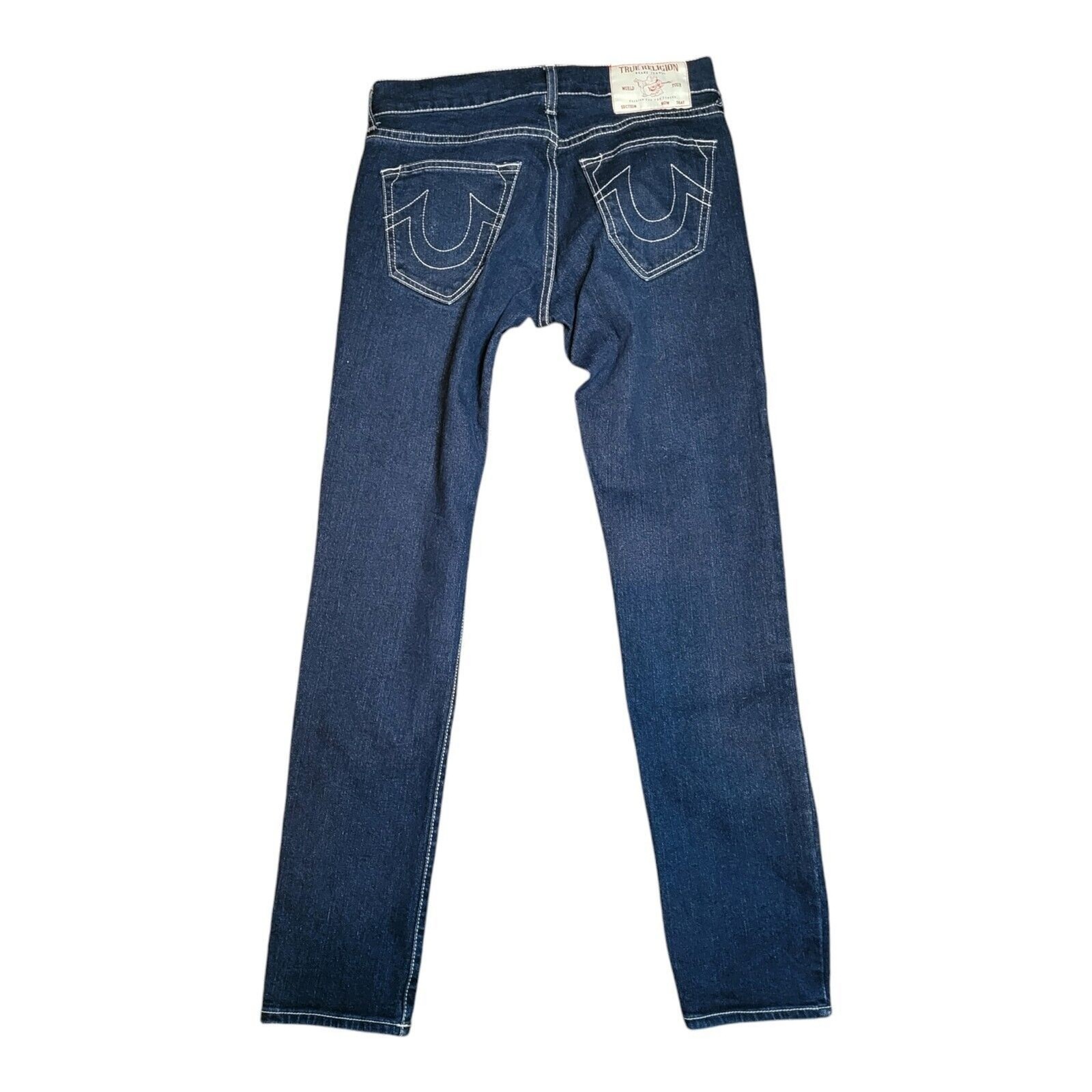 True Religion Jeans Mens 28 Geno NS Slim Dark Wash 28×31