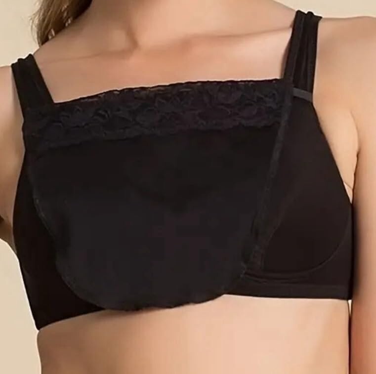 3 pc Cami the quick easy clip-on. Cover up.Mock camisole attaches to bra. Modest