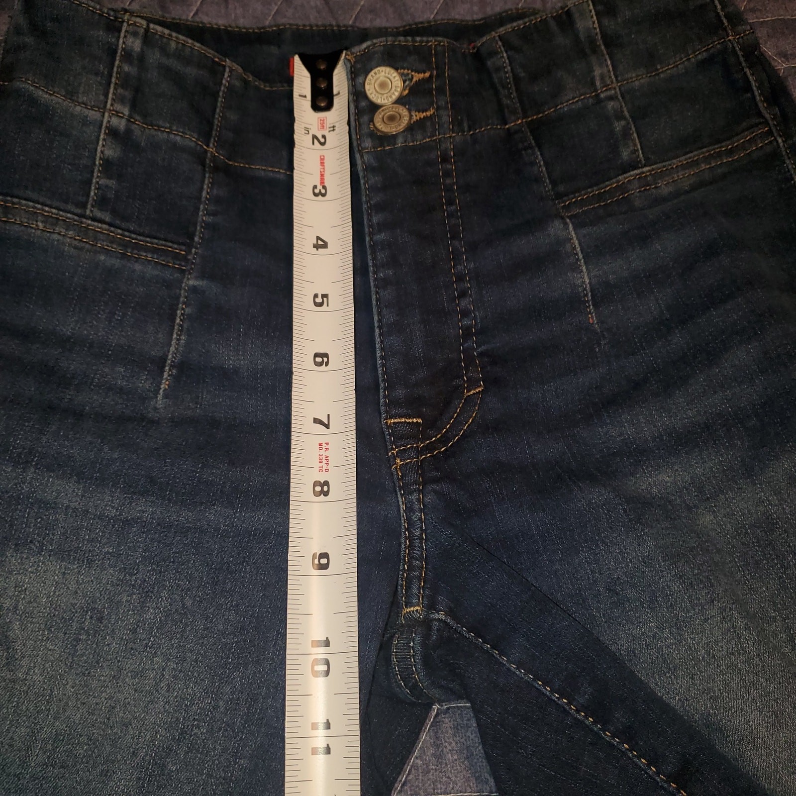 Lucky Brand Stevie High Rise Flare Jeans Women’s 4 (26×29) Y2K Dark Wash