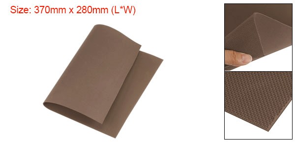 Rubber Sole Sheet 1.8mm Thick Repair Non-Slip Replacement Pad Brown