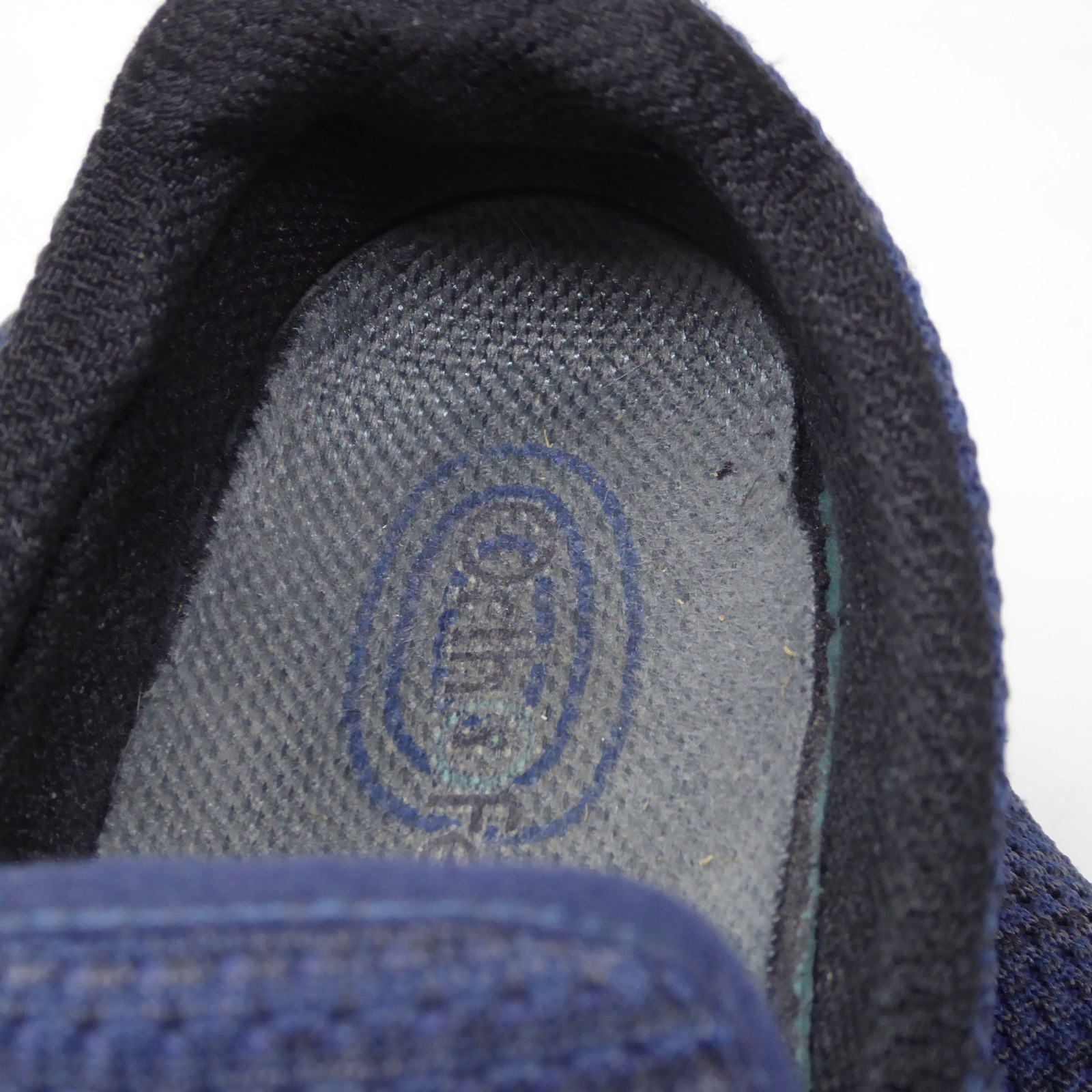 Orthofeet Quincy Women Walking Shoes Blue Mesh Hook Loop Strap 7.5 2E X-Wide
