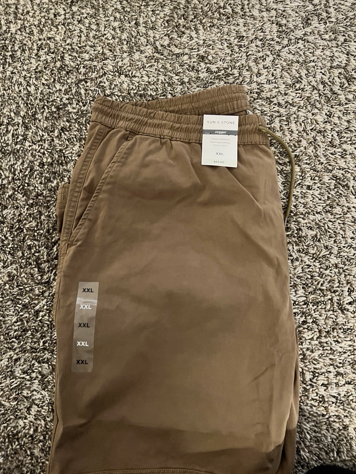 Sun + Stone Men’s Macys Elastic Waist Joggers XXL