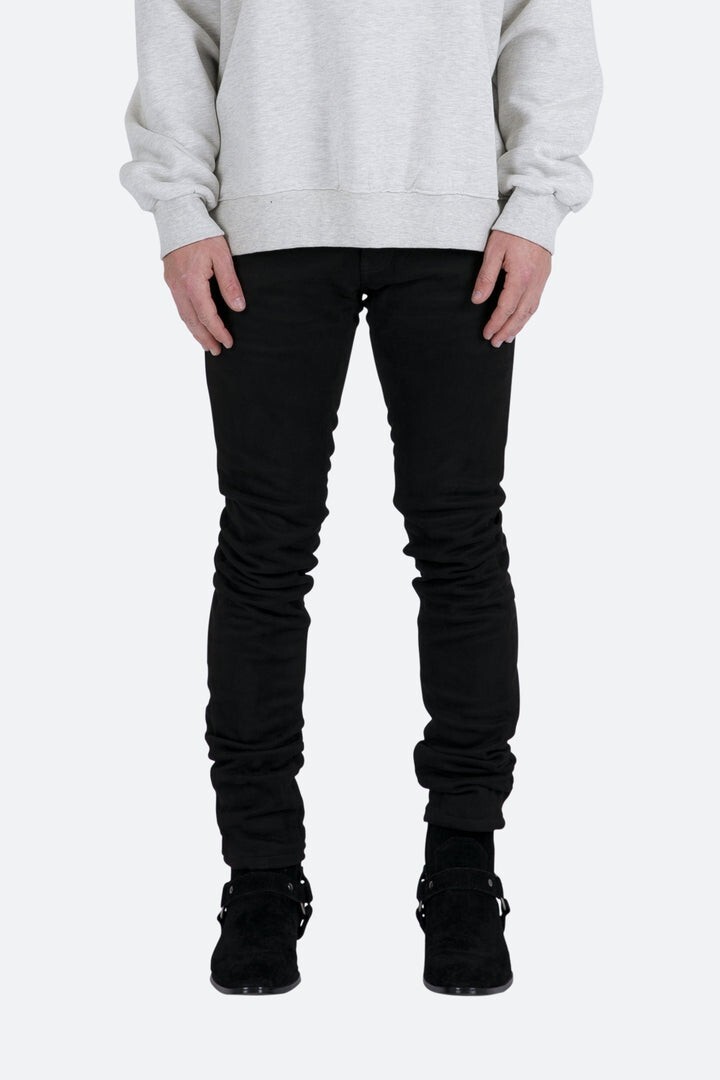 MNML M318 Suede Denim SIZE 31 IN BLACK