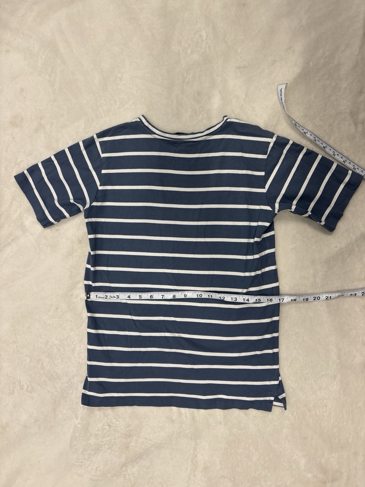 Pendleton 100% Cotton Women’s XS Navy Blue And White Stripe Tee