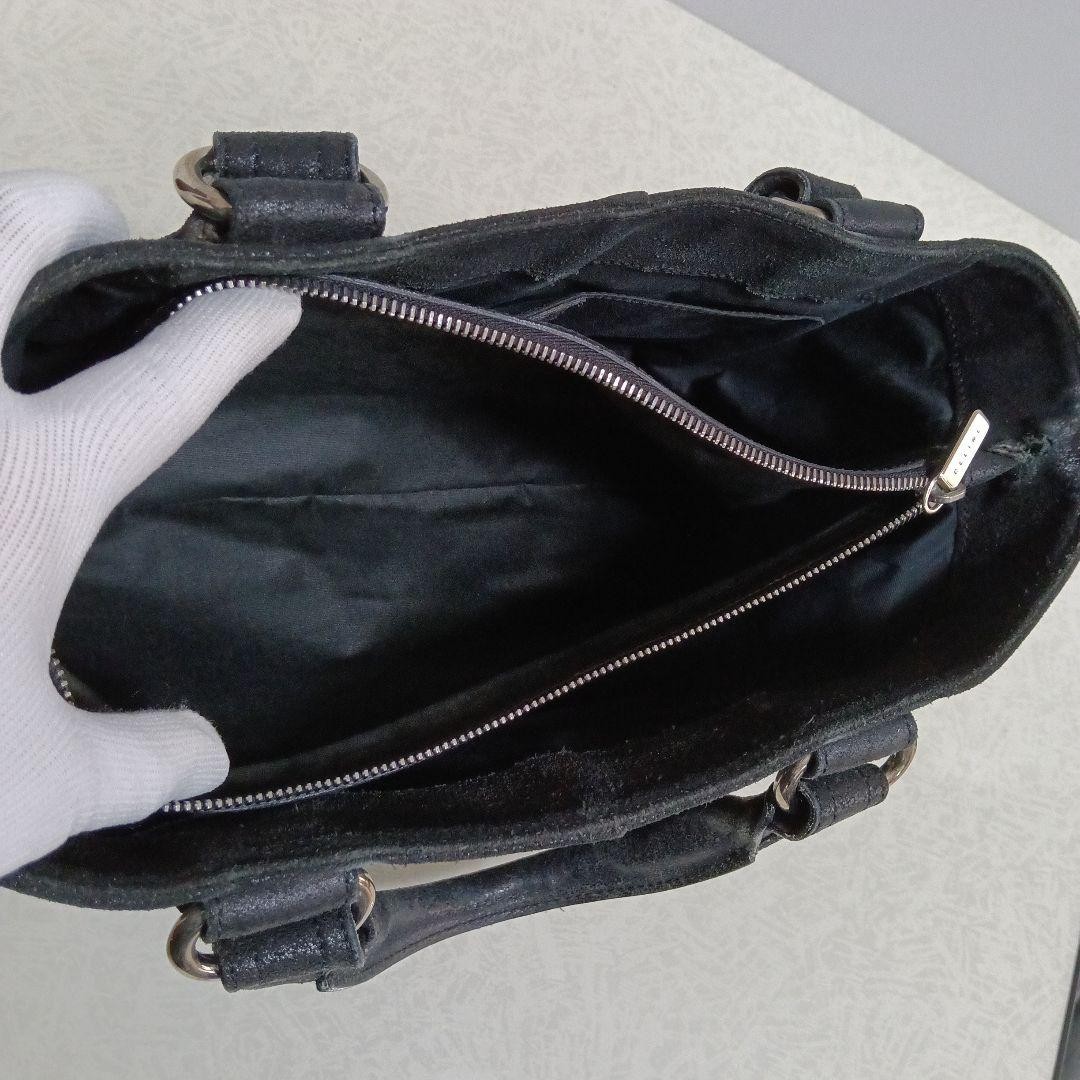 CELINE Boogie Bag Handbag Black Quilted Authentic From Japan