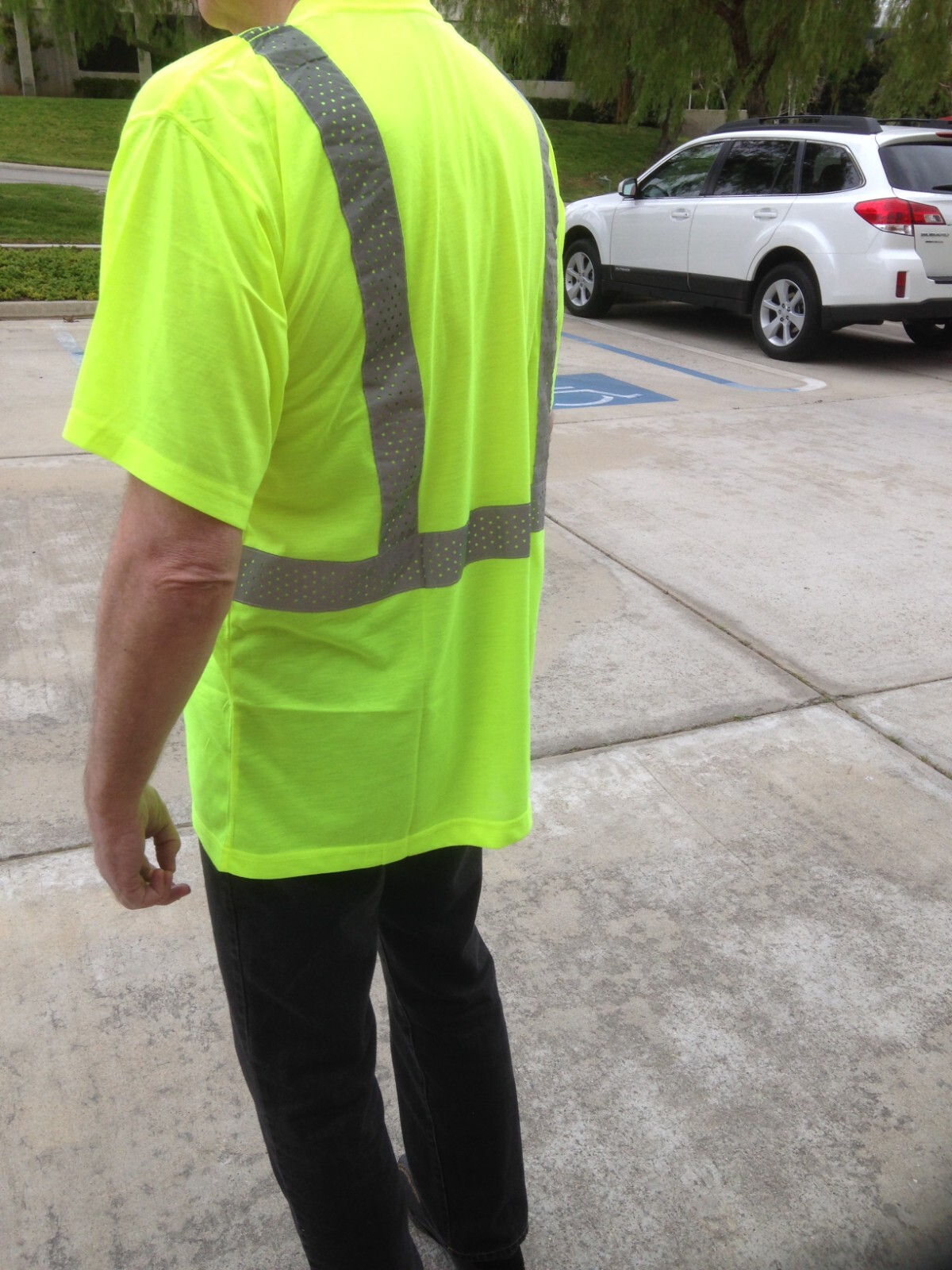 Safety T Shirt Class II Reflective Yellow HIGH VISIBILITY