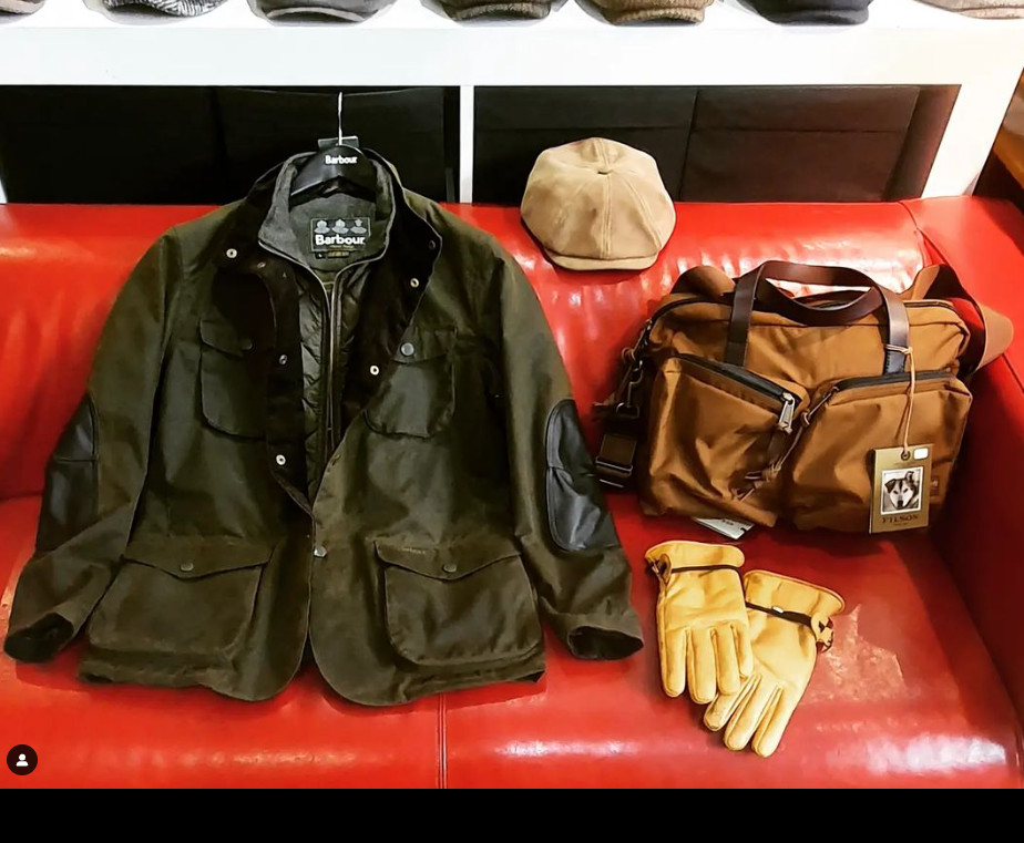 BARBOUR Ogston Wax Jacket w/ Elbow Patches Olive MSRP$540 Rugged Sophistication