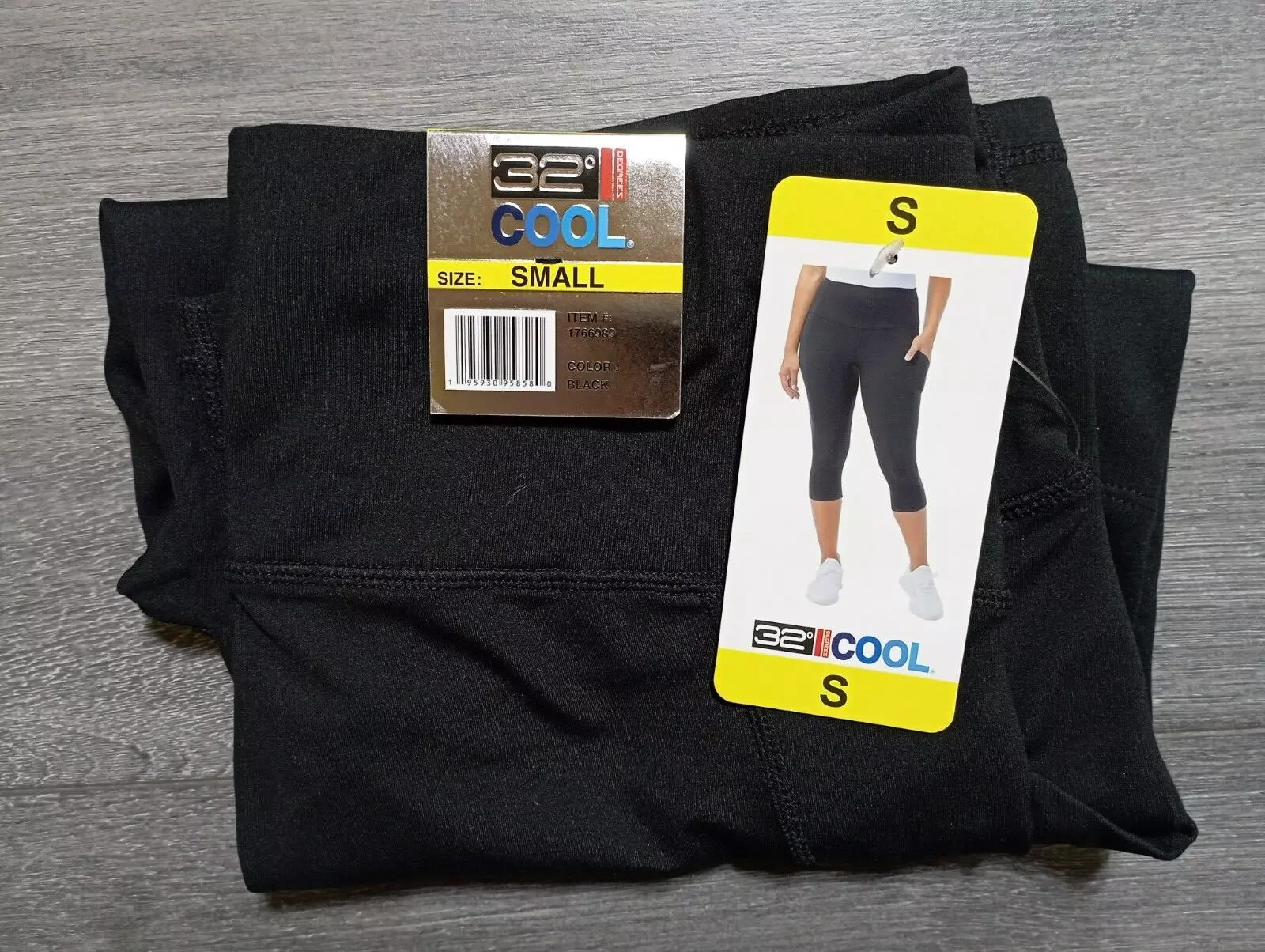 32 Degrees Cool Women’s Soft Active Capri Leggings H41