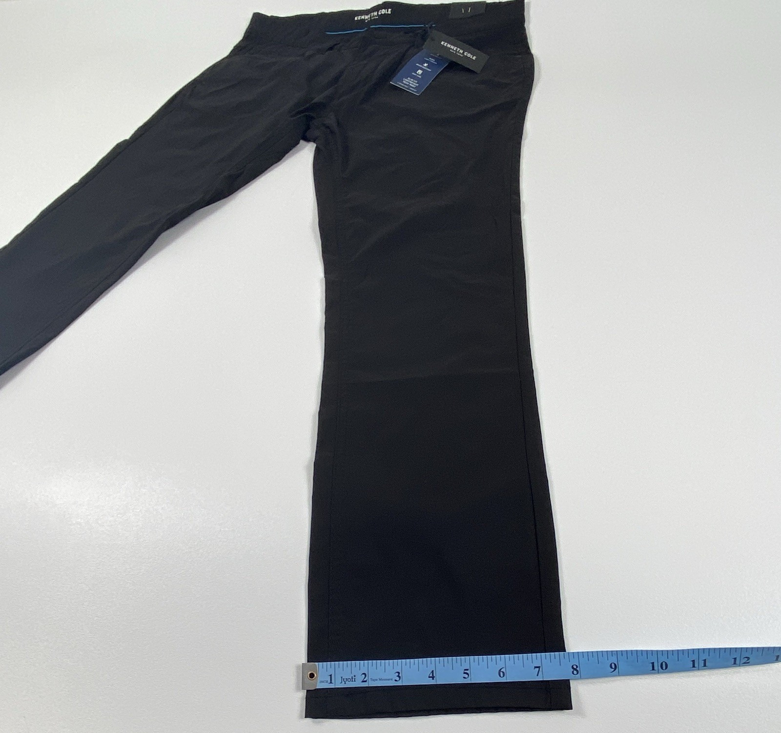 Kenneth Cole New York TECHNI-COLE Slim Fit Lightweight Tech Pants Black 34