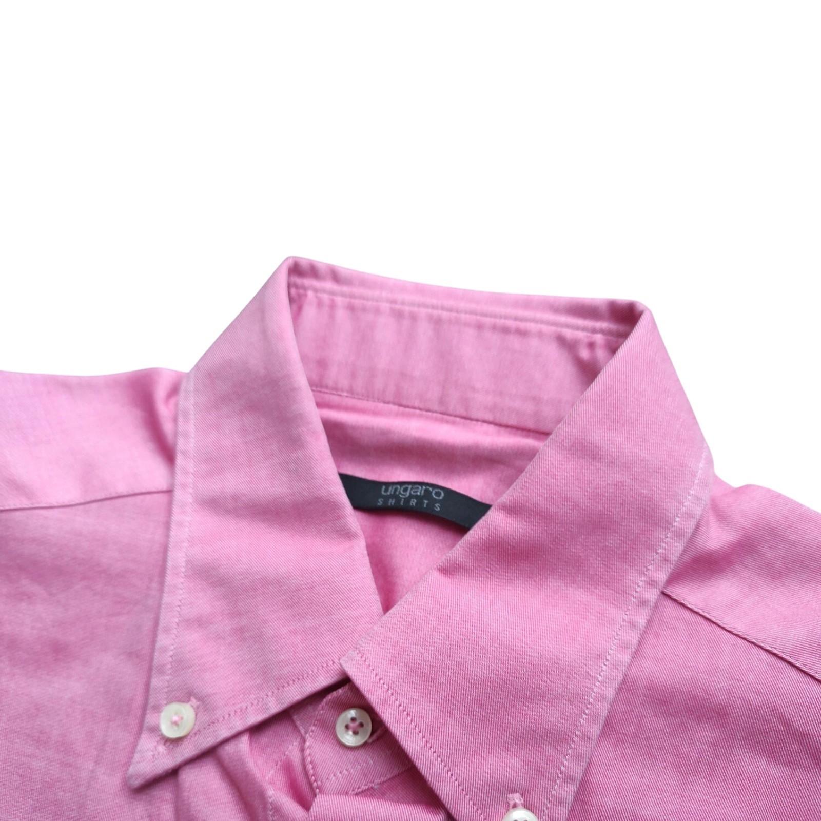 Hungarian men’s pink solid color shirt made in Italy size 39/15.5