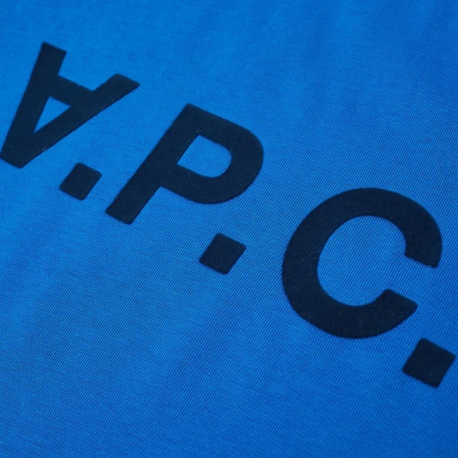A.P.C. VPC Logo Tee Royal Blue XS