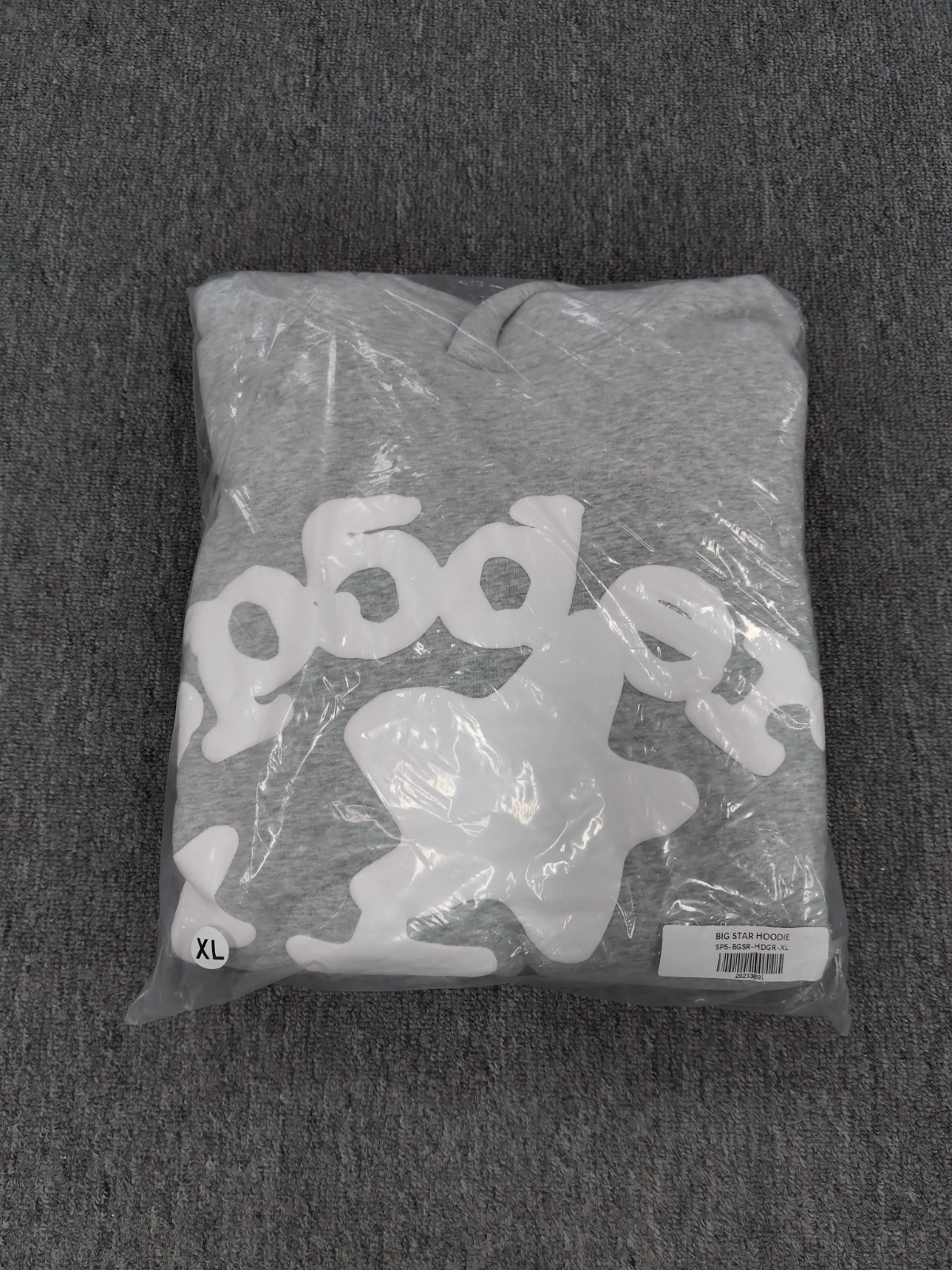 Sp5der hoodie (grey) new size medium, good quality good condition