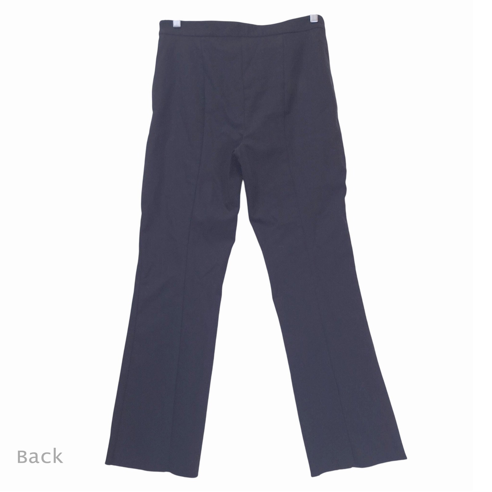 MM LAFLEUR High Rise Flare Trousers Career Pants Sz 12 Side Zip Office Business