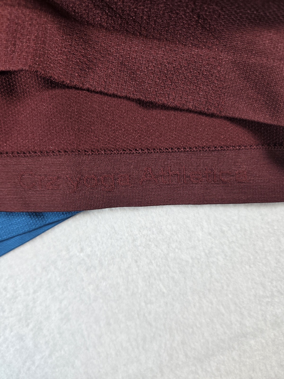 CRZ Yoga Athletica Women’s Active Shirts Lot of 2 Size XS Blue And Burgandy